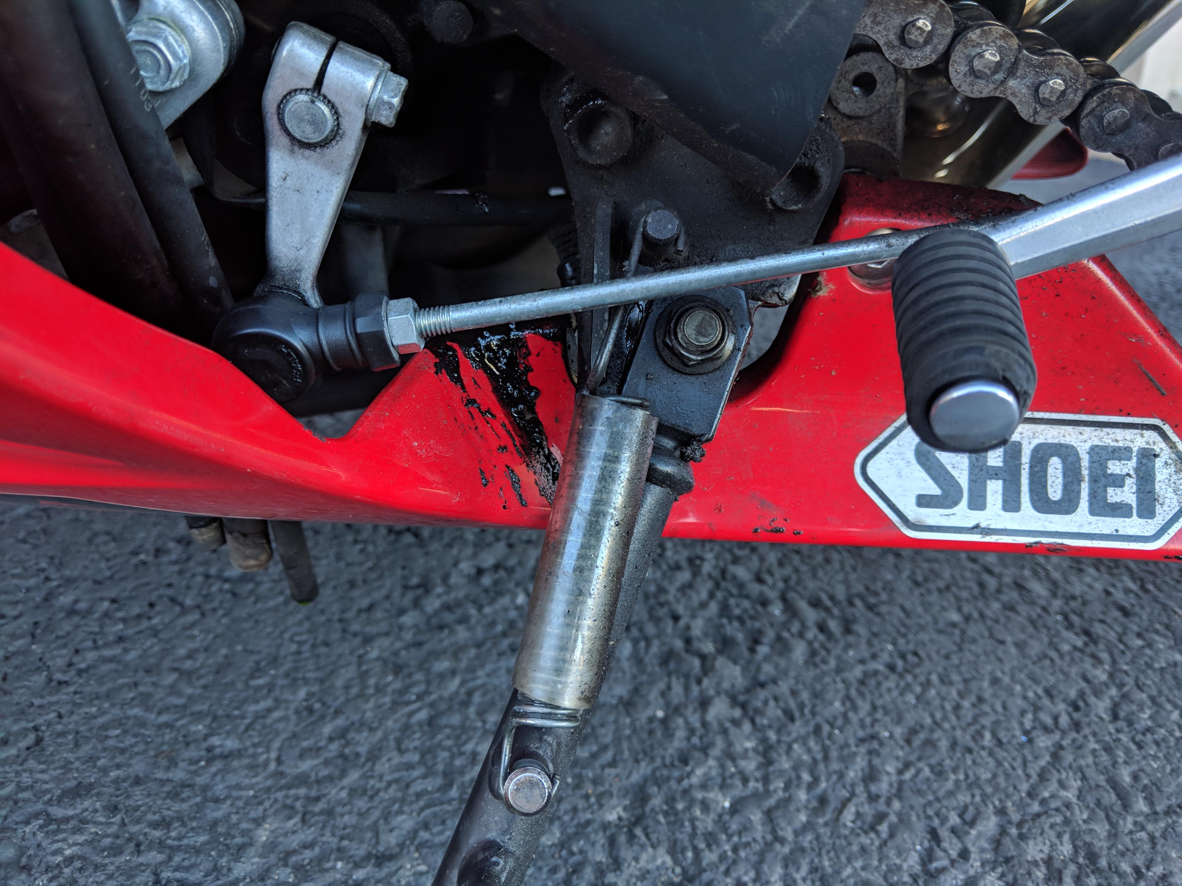 Can anyone identity the slude (?) by my kickstand? Just got a tuneup