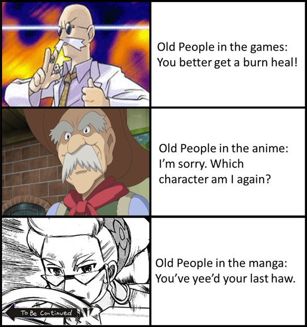 Old People in Pokemon pokespe