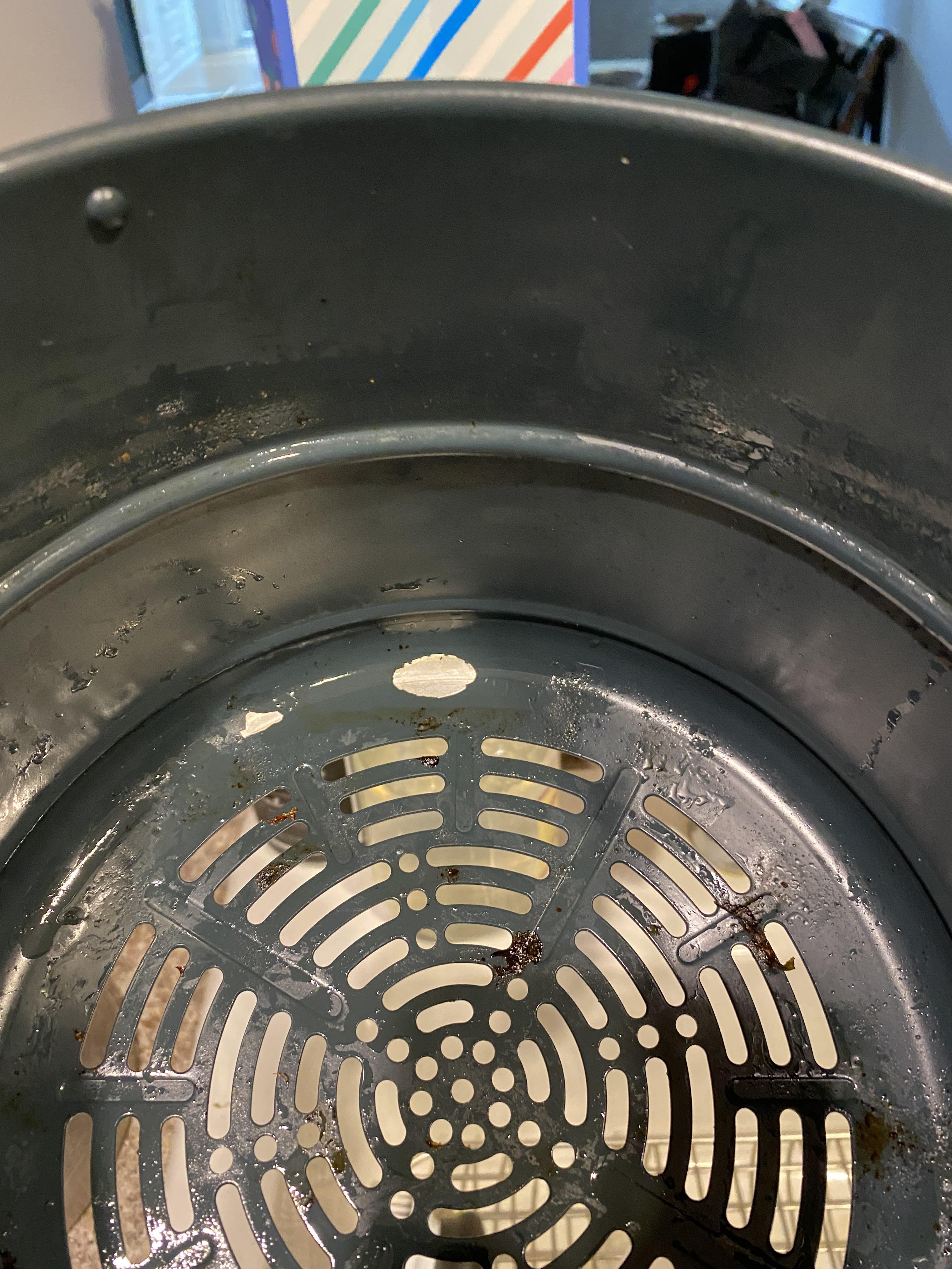 IP duo crisp air fryer basket peeling paint …. Anyone else? Any advice