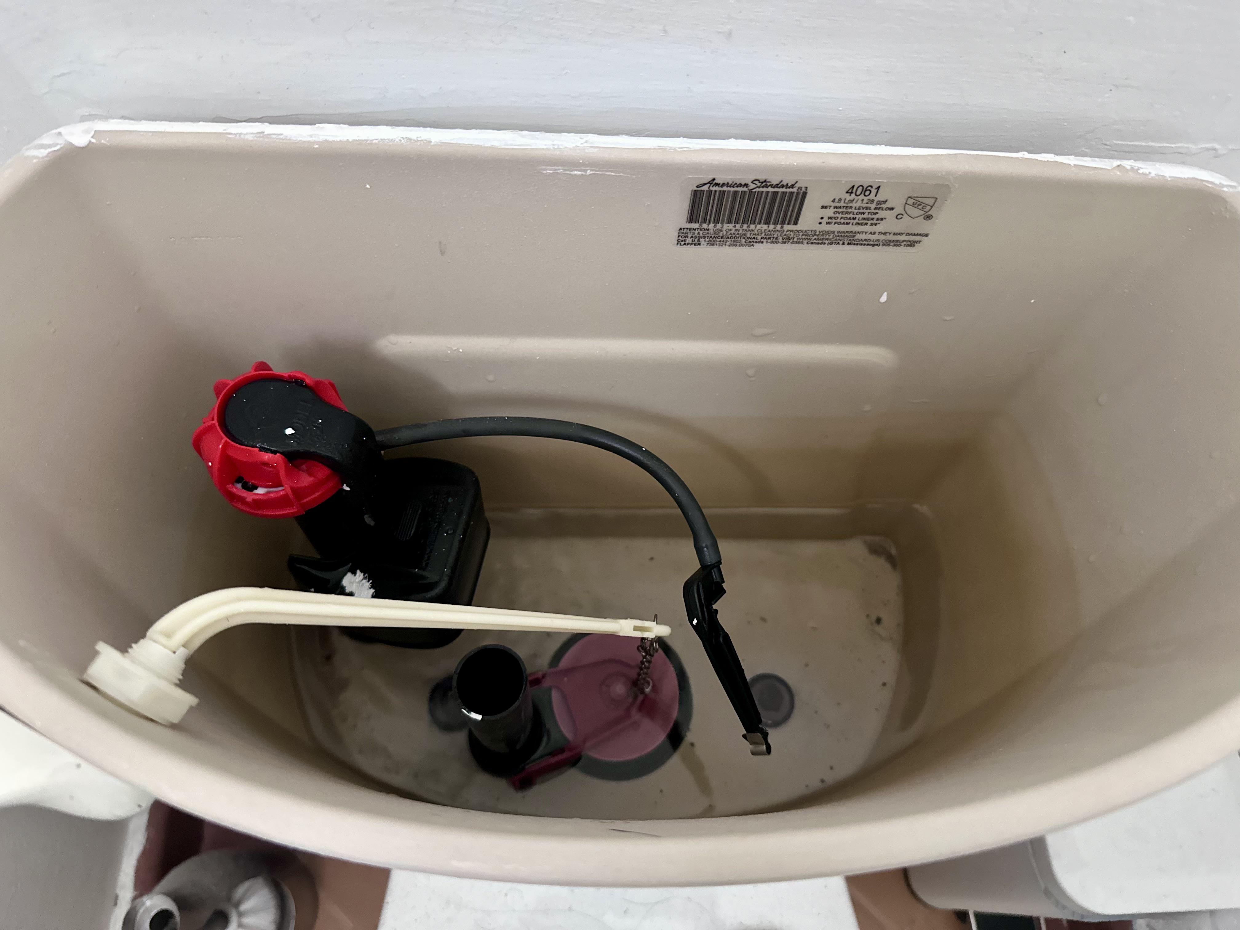 Toilet tank fills fast once after checking fill valve and then slow