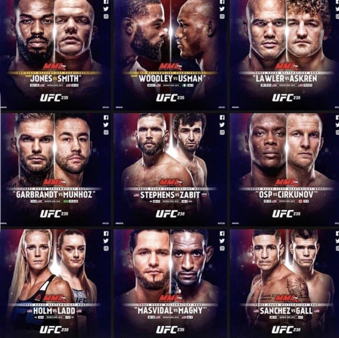 UFC 235 is stacked MMA