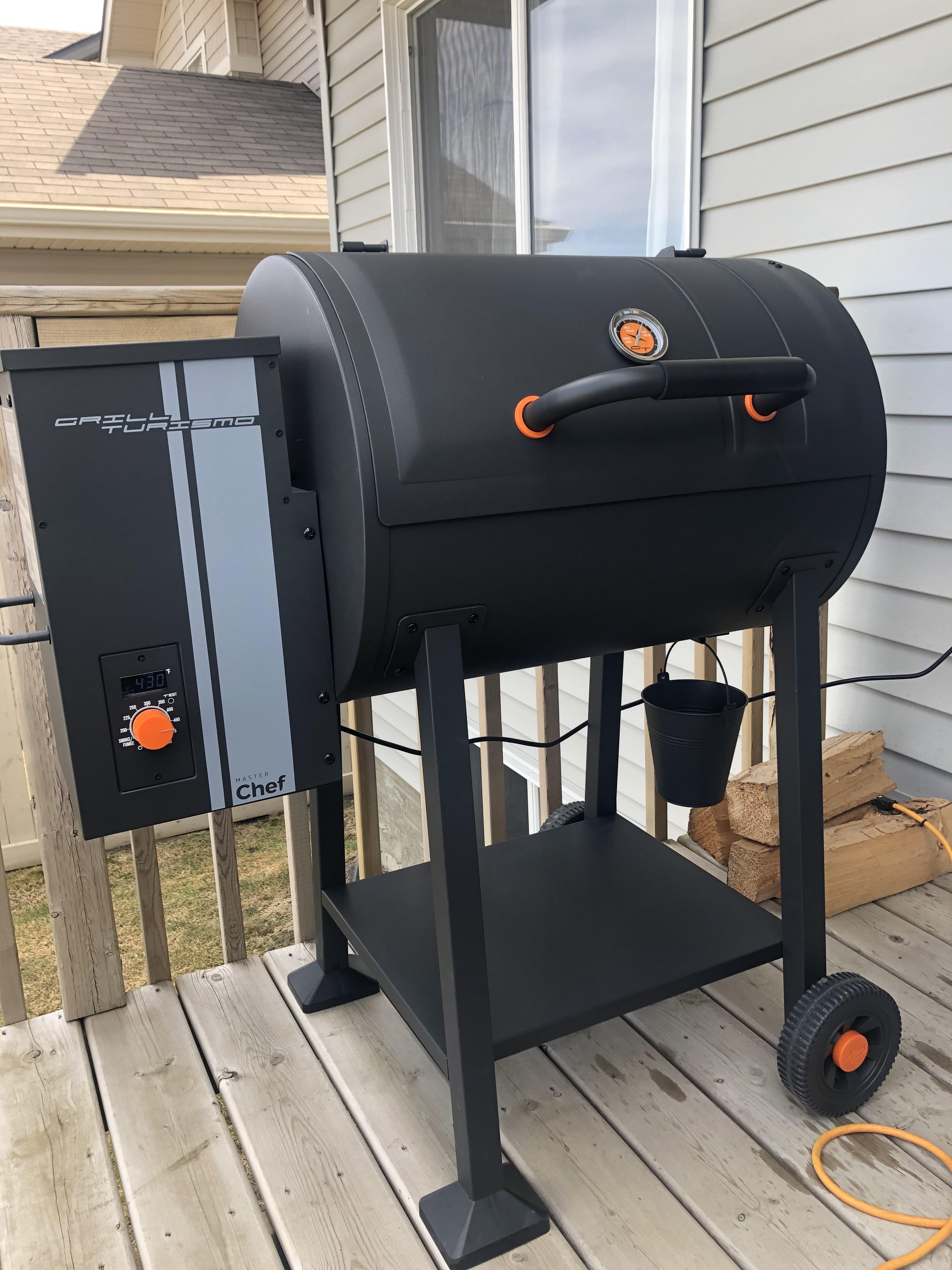 Got myself a little Master Chef pellet grill. First run tonight