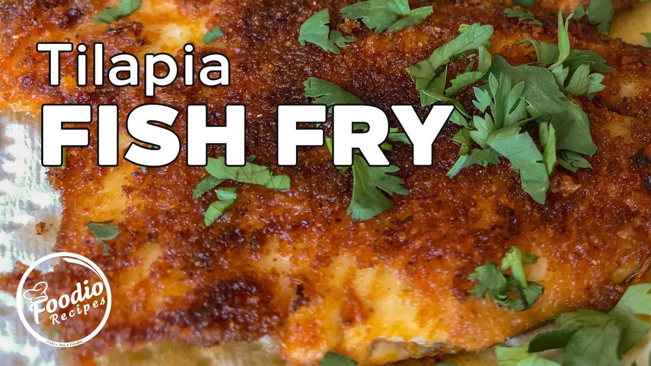 Delicious crispy tilapia fish fry with Indian authentic herbs and spices r/recipes