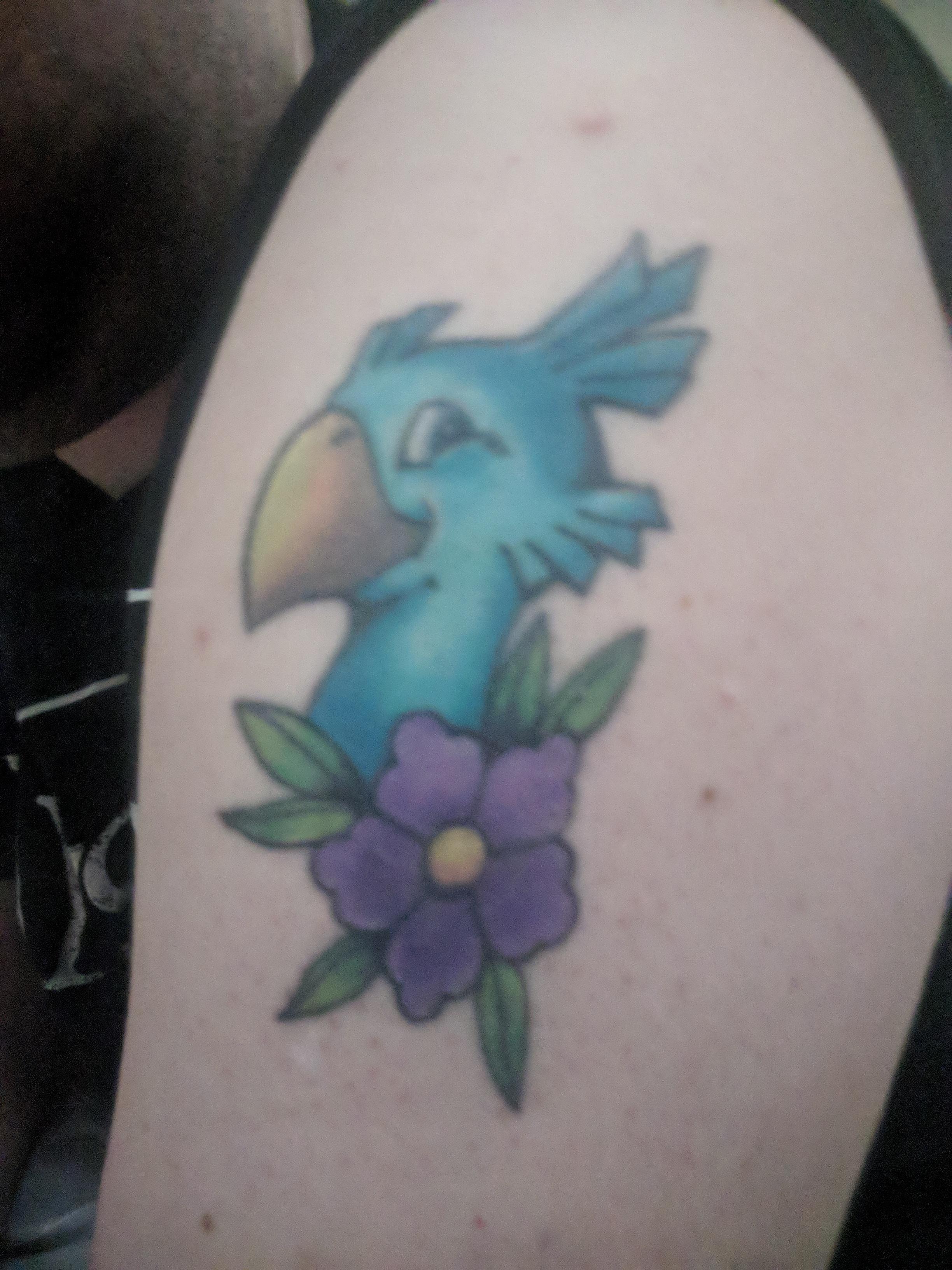 My Chocobo tattoo FinalFantasy
