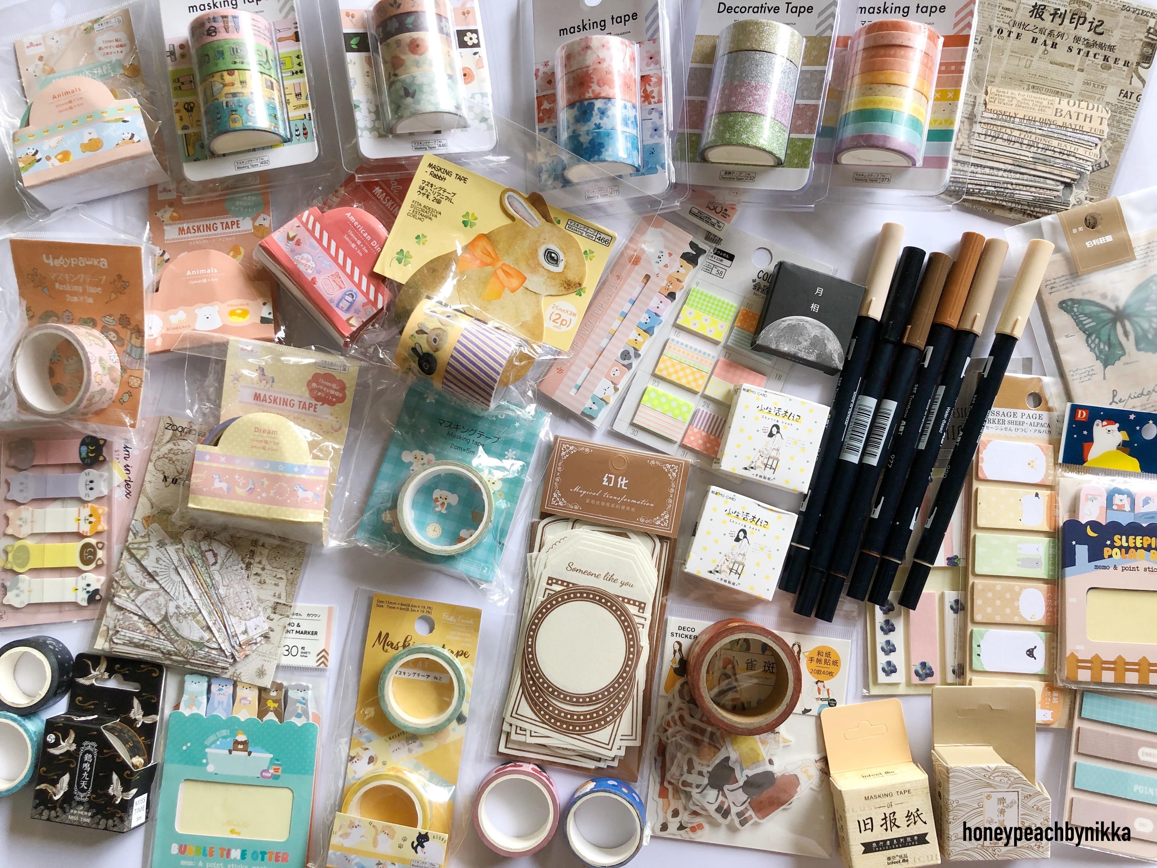 Yay for new stationery items! These are mainly from daiso japan in