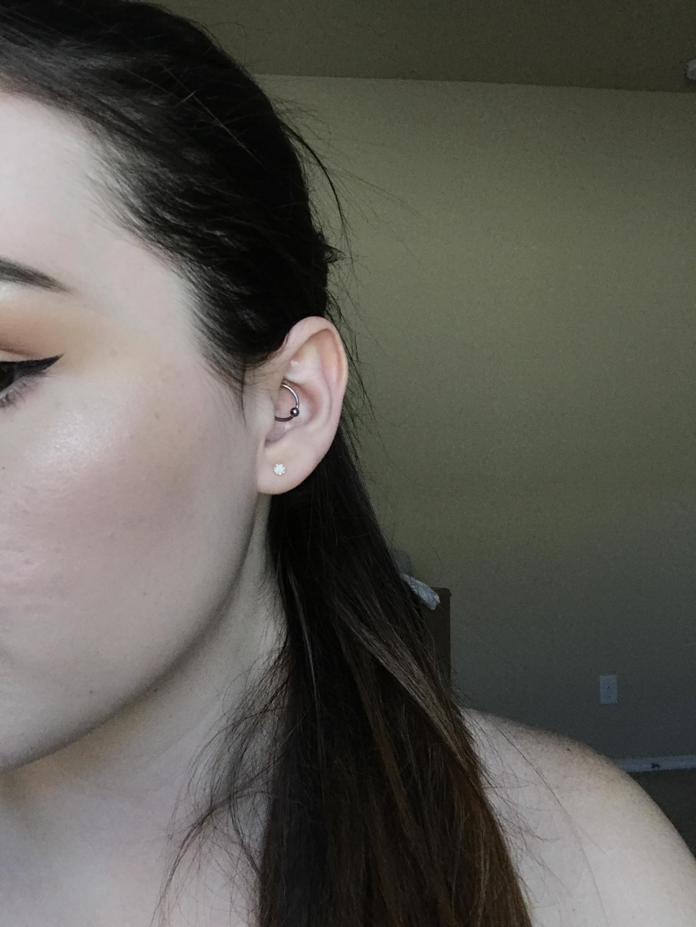 FRESH DAITH Y'ALL! So excited for the start of my ear project! Done by