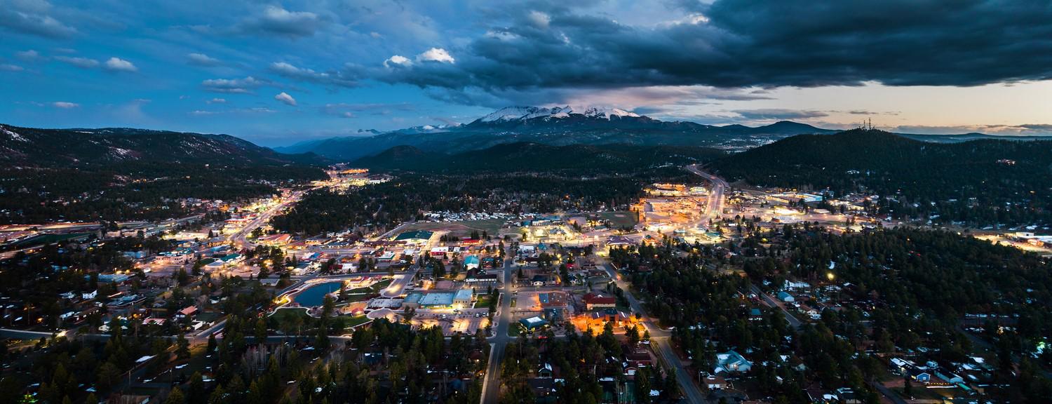A pretty sick view of Woodland Park, CO the other day! r/Colorado