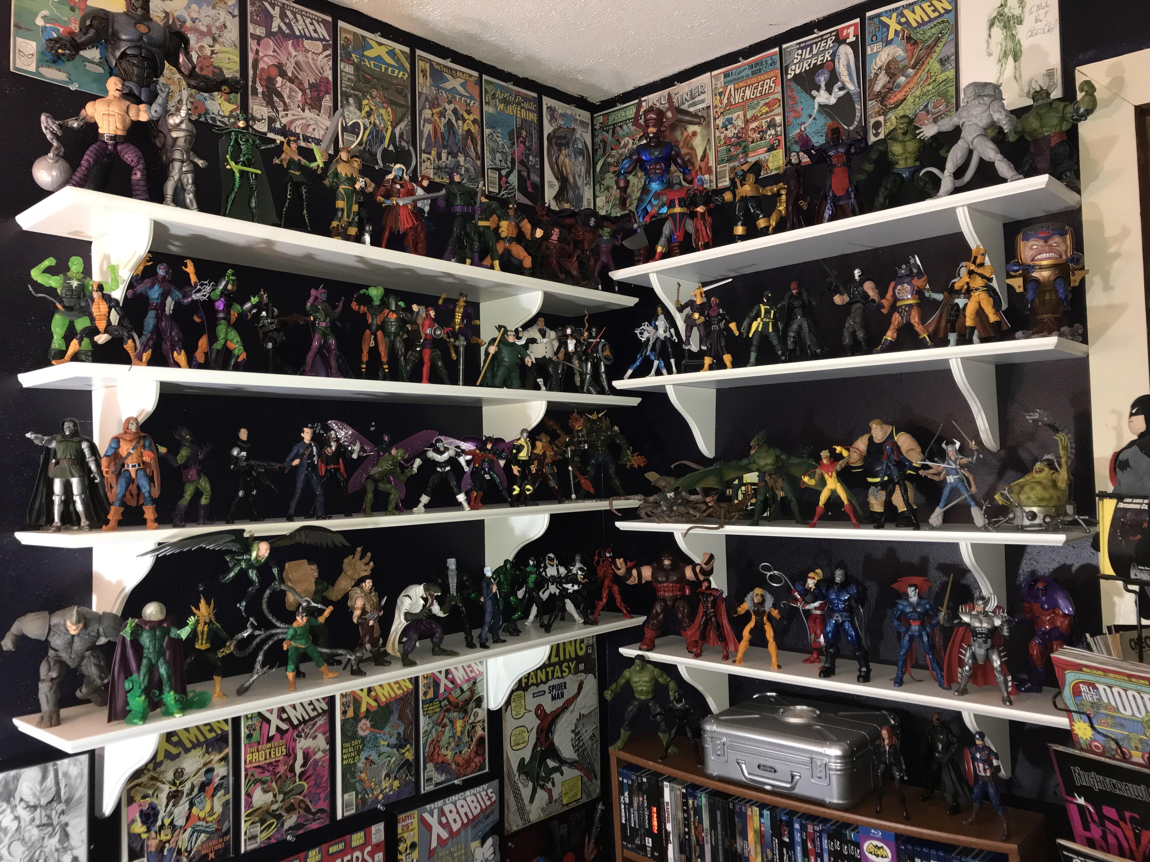 My Marvel Legends villain shelves. r/MarvelLegends