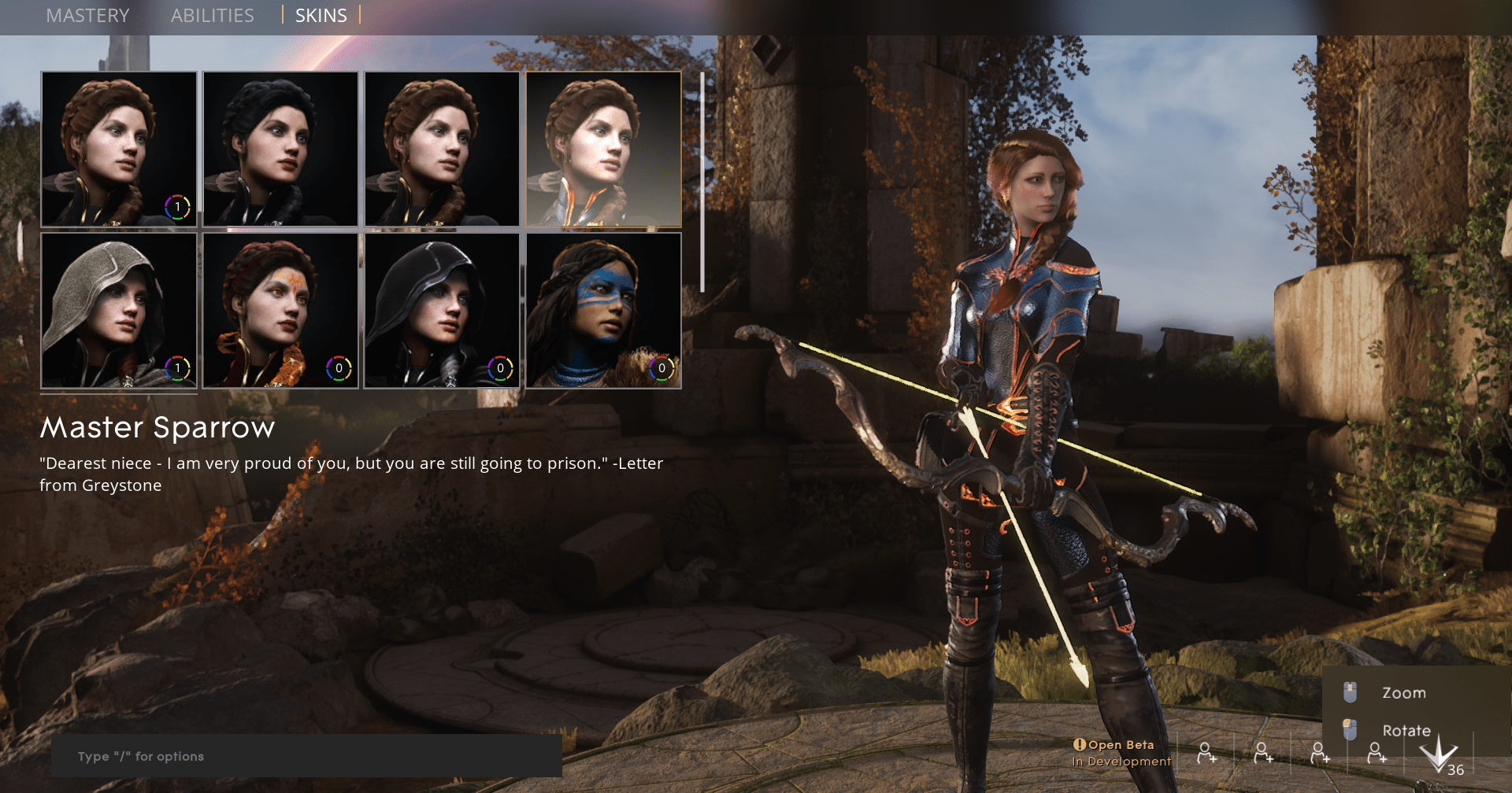 Sparrow master skin fixed her legs now match the rest of