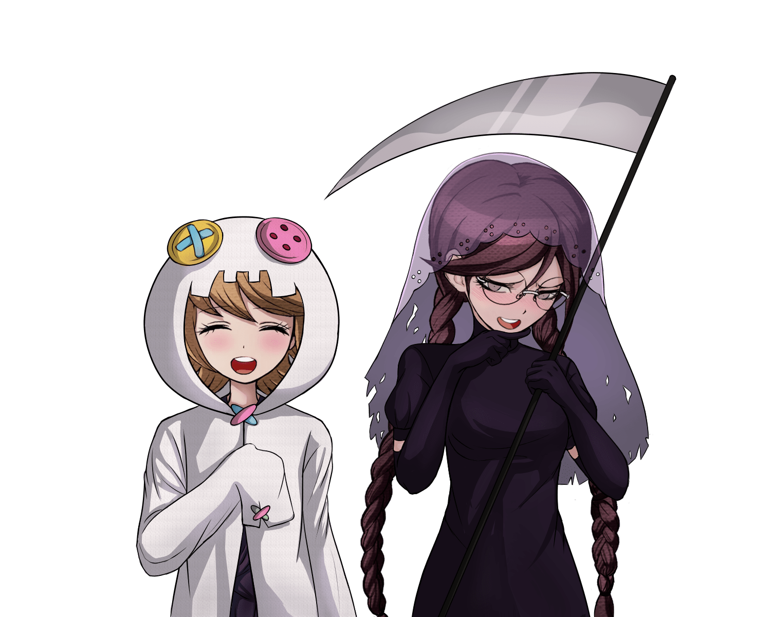Happy (almost) Halloween from Chihiro and Toko r/danganronpa