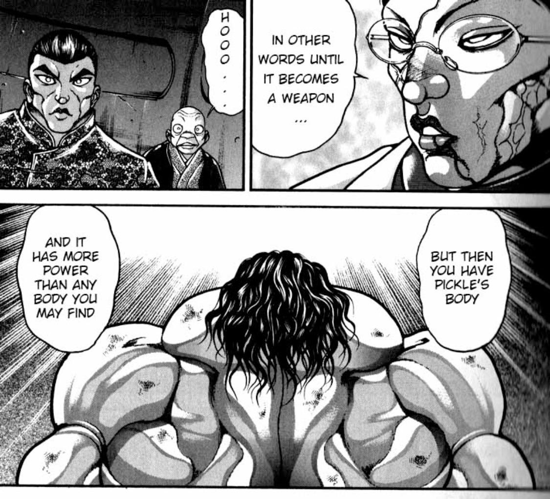 I’m not really caught up with Baki, but is Pickle physically stronger