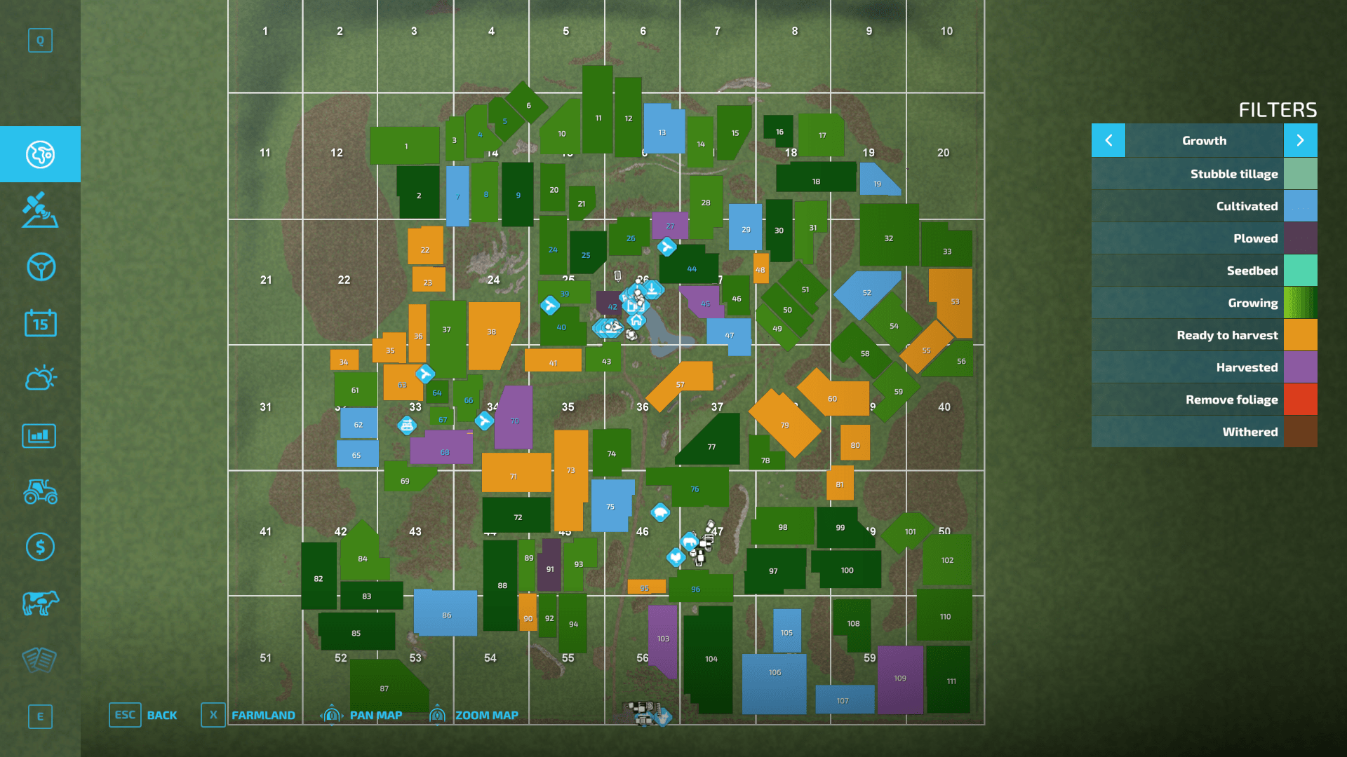 No man's land was too empty for my taste, so I added some fields r