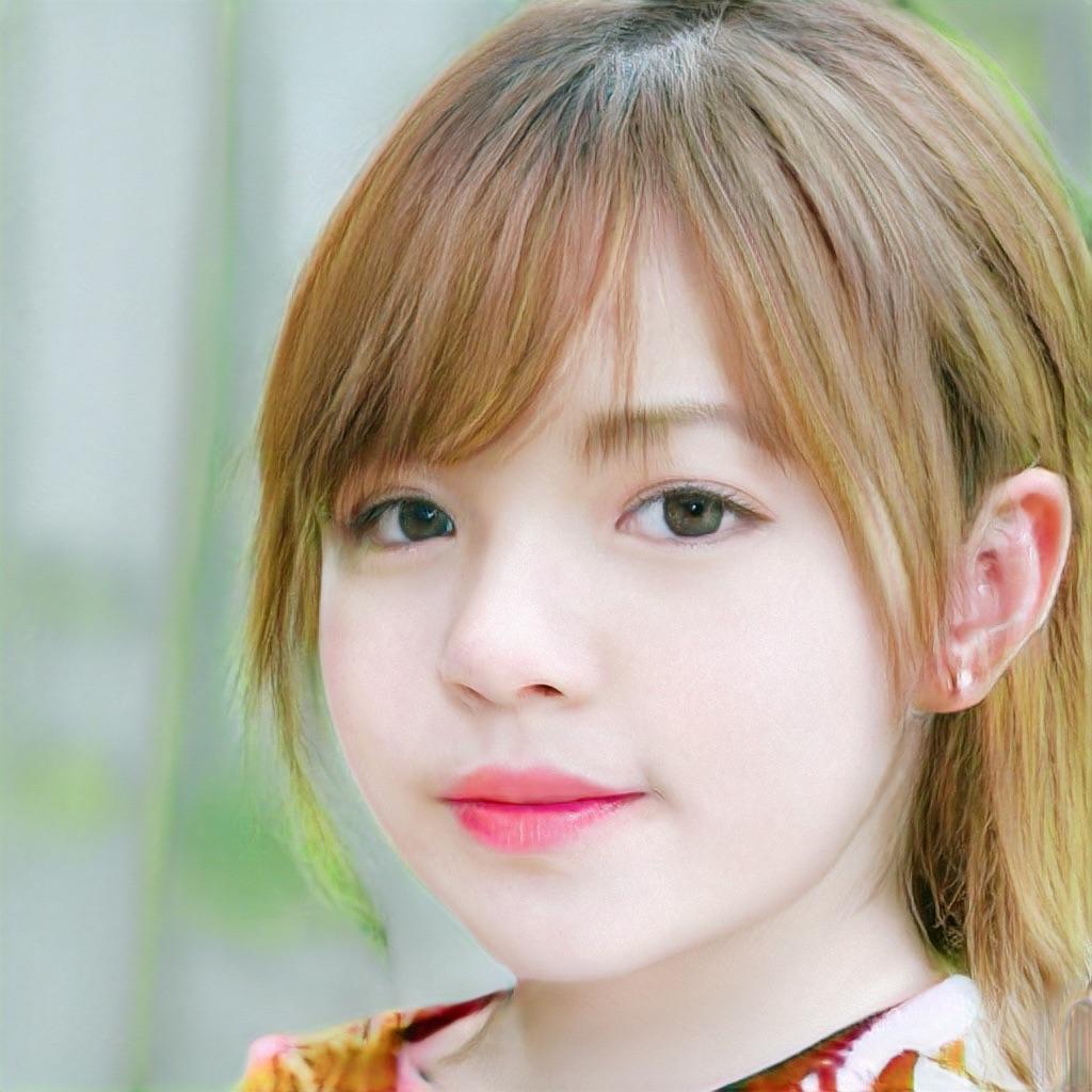 Shiori. Half Japanese. Her eyes are naturally brown but she wears green