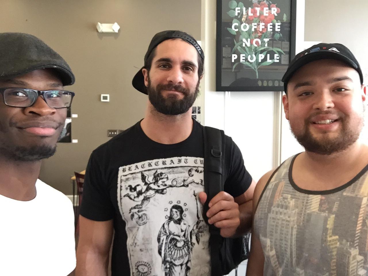 Seth Rollins came into the coffee shop I was at r/SquaredCircle