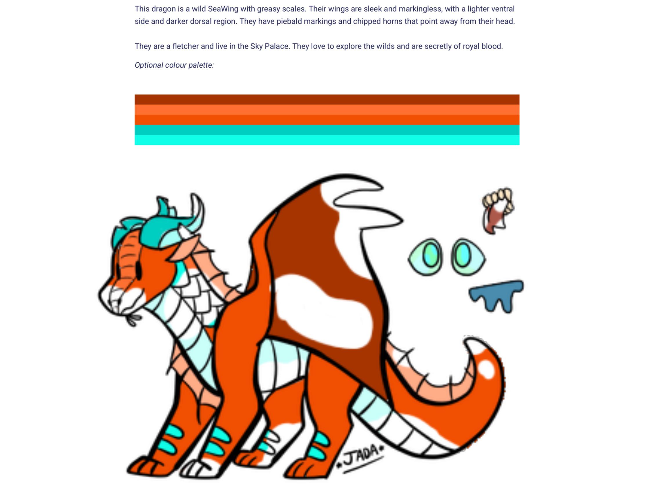 Random Generator SeaWing r/WingsOfFire