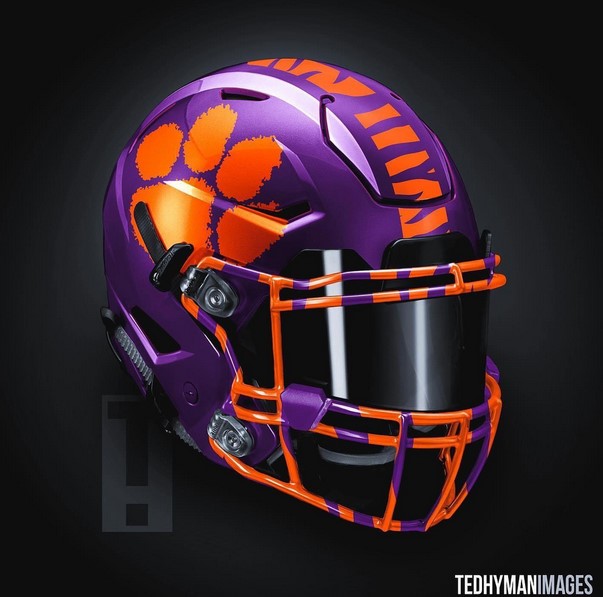 Clemson Concept Helmet r/ClemsonTigers