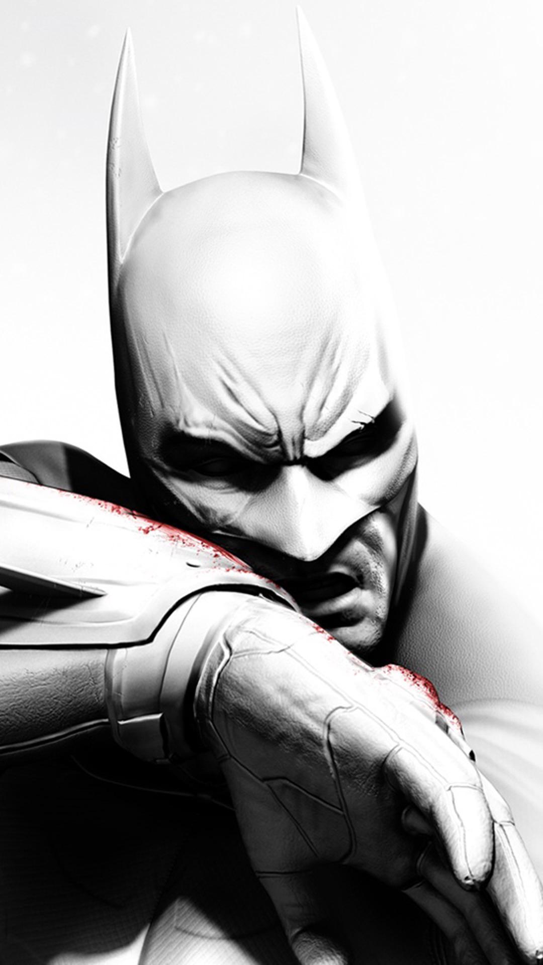 Batman Arkham Black and white worked fantastic for Arkham city Batman