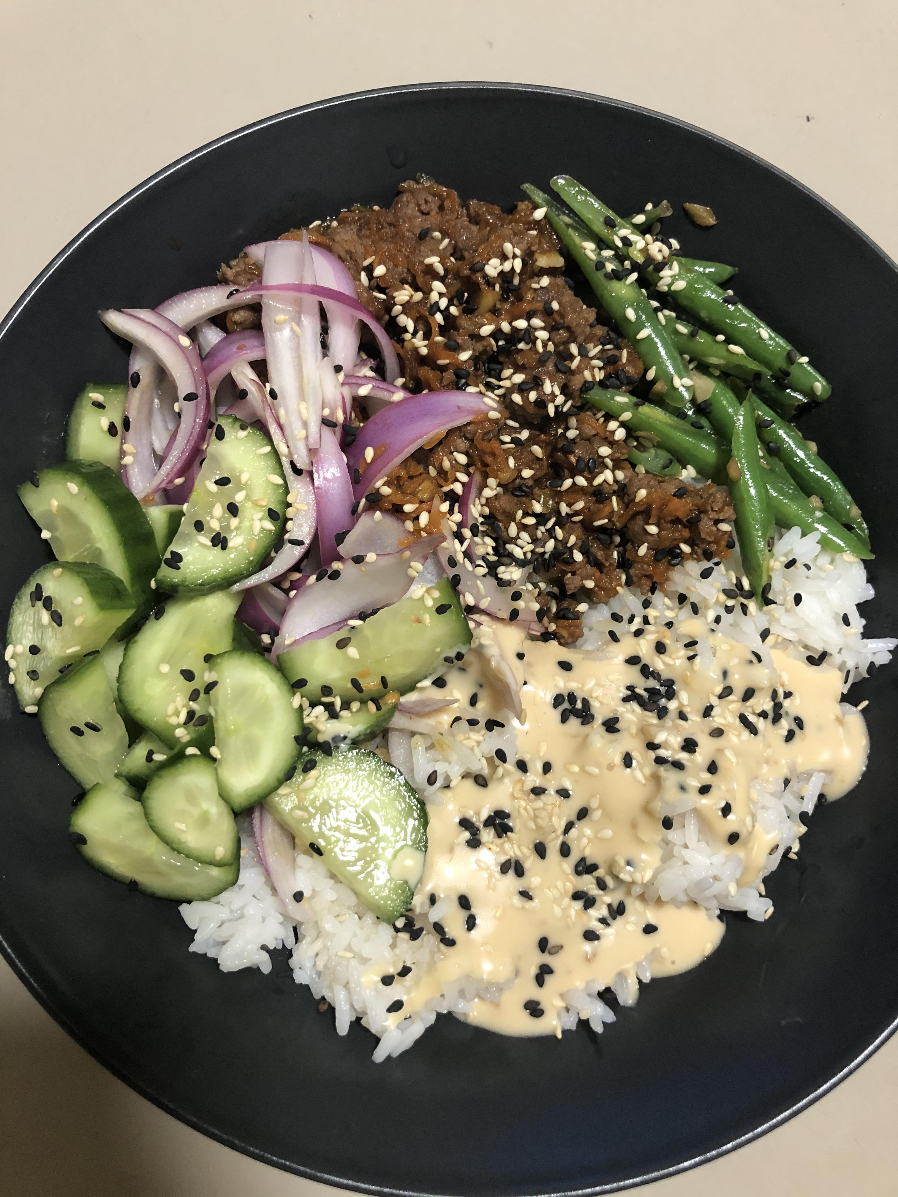 japanese beef rice bowl! r/hellofresh