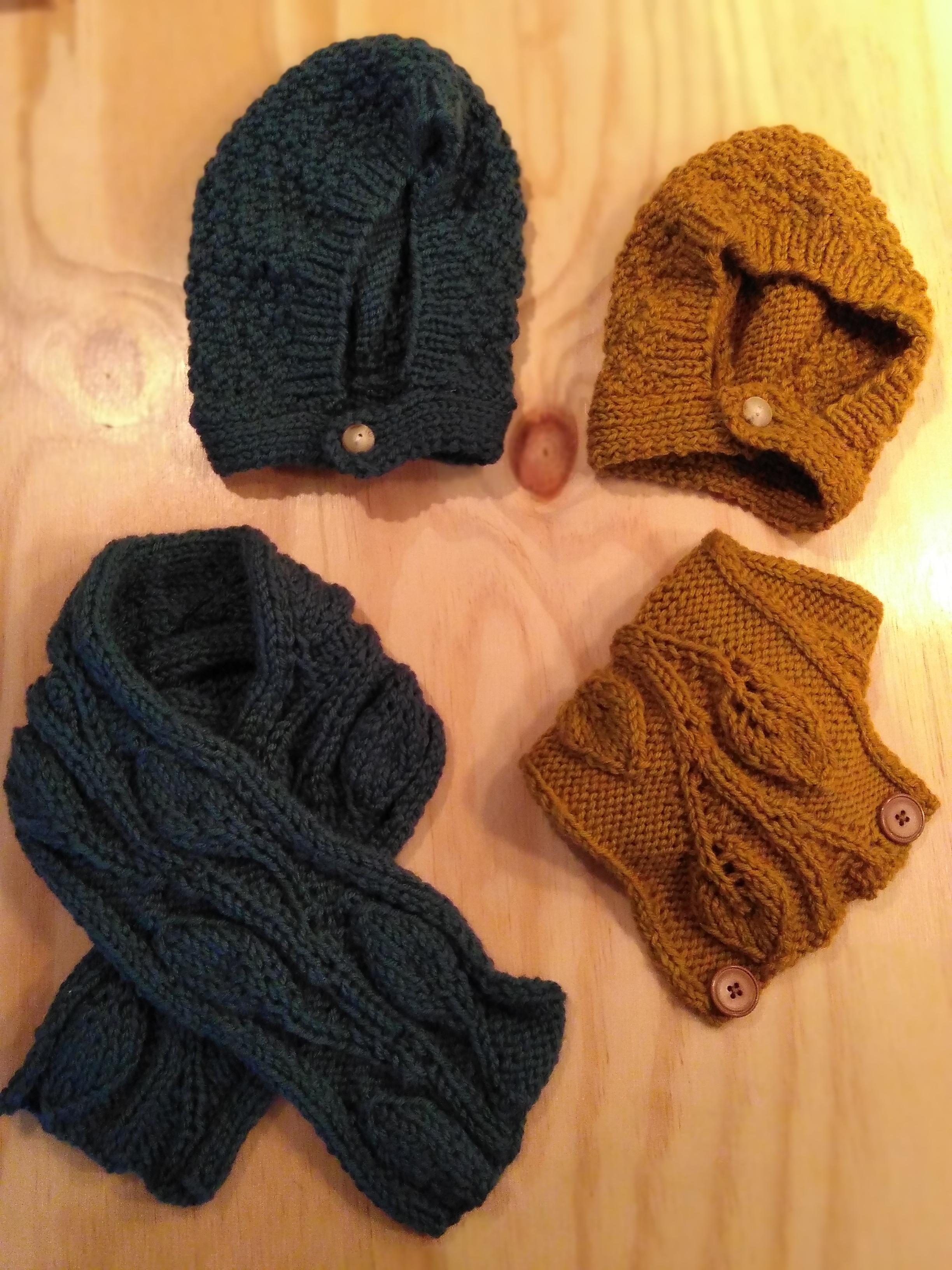 Baby hat and scarves r/knitting
