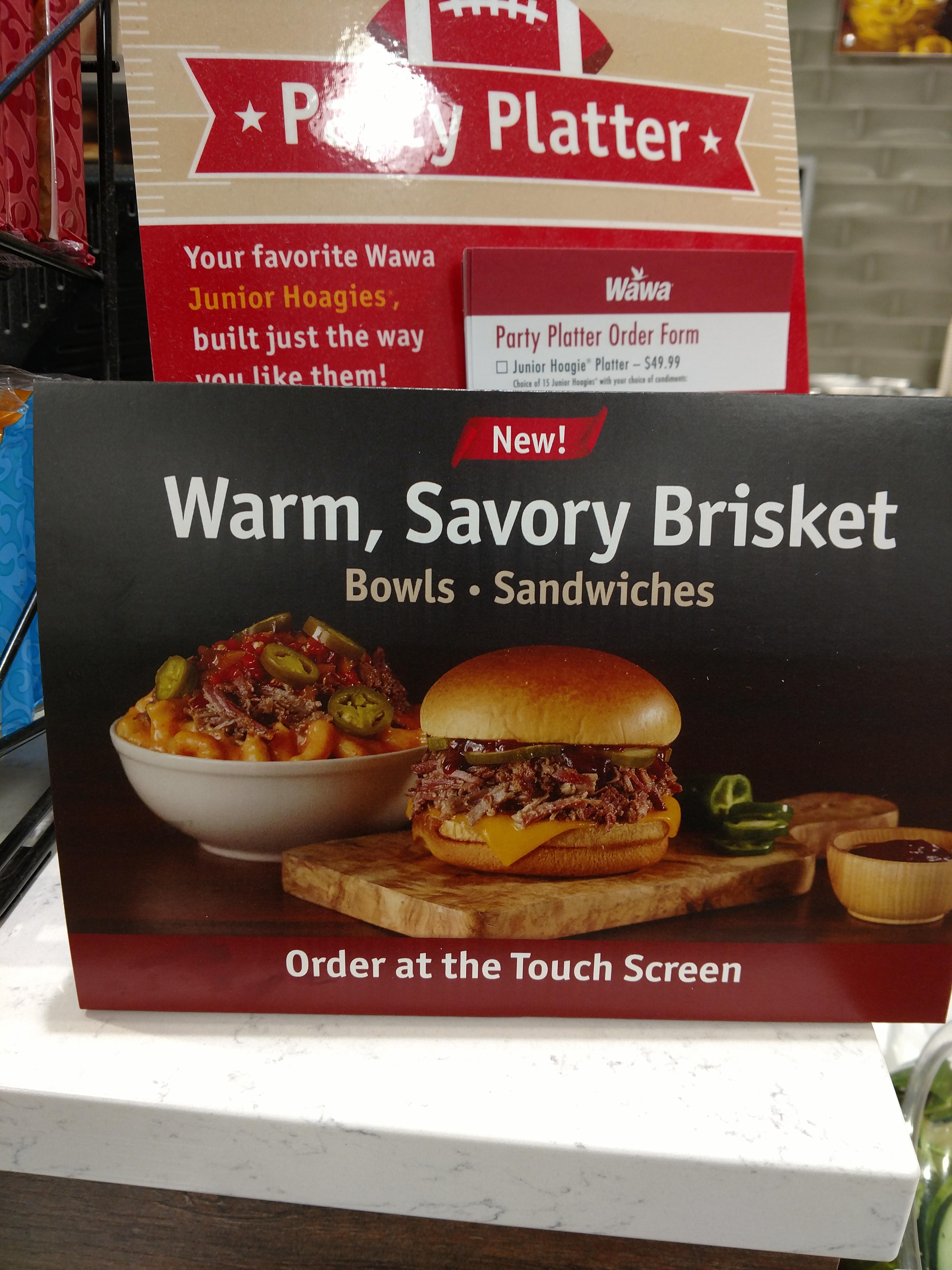 Brisket is back! r/Wawa