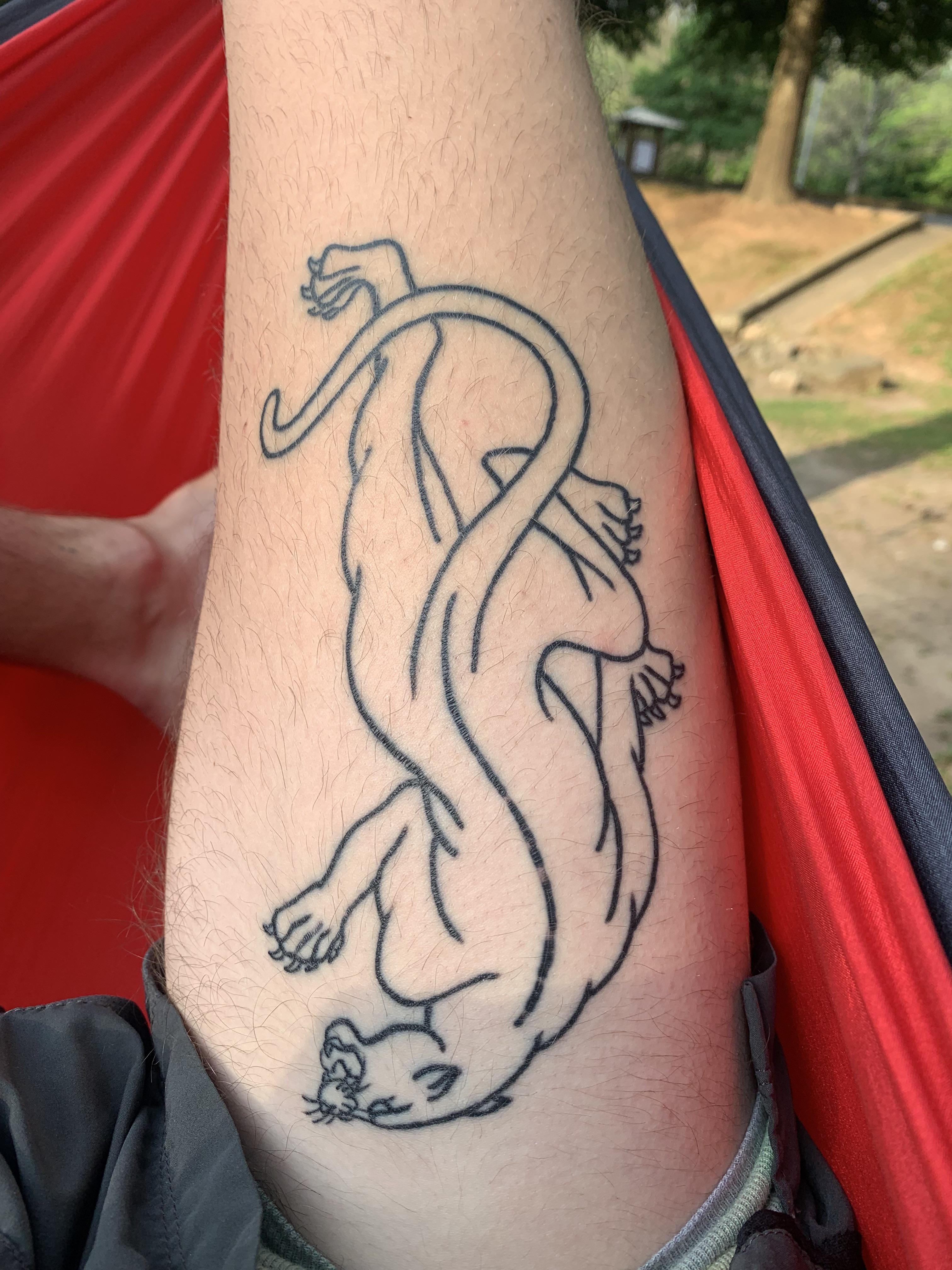 needs a touch up, 3.5 weeks healed. I think I'm in love. Done by Dustin