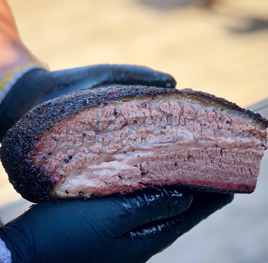 Prime Black Angus Brisket. Smoked for 20 hours on an all wood offset