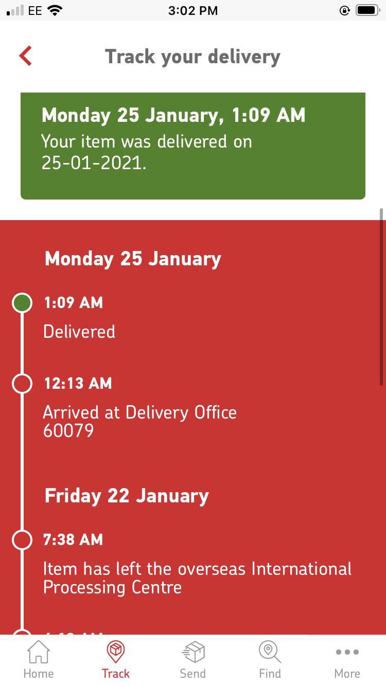 There is hope Dec 4th parcel to South Korea! r/royalmail