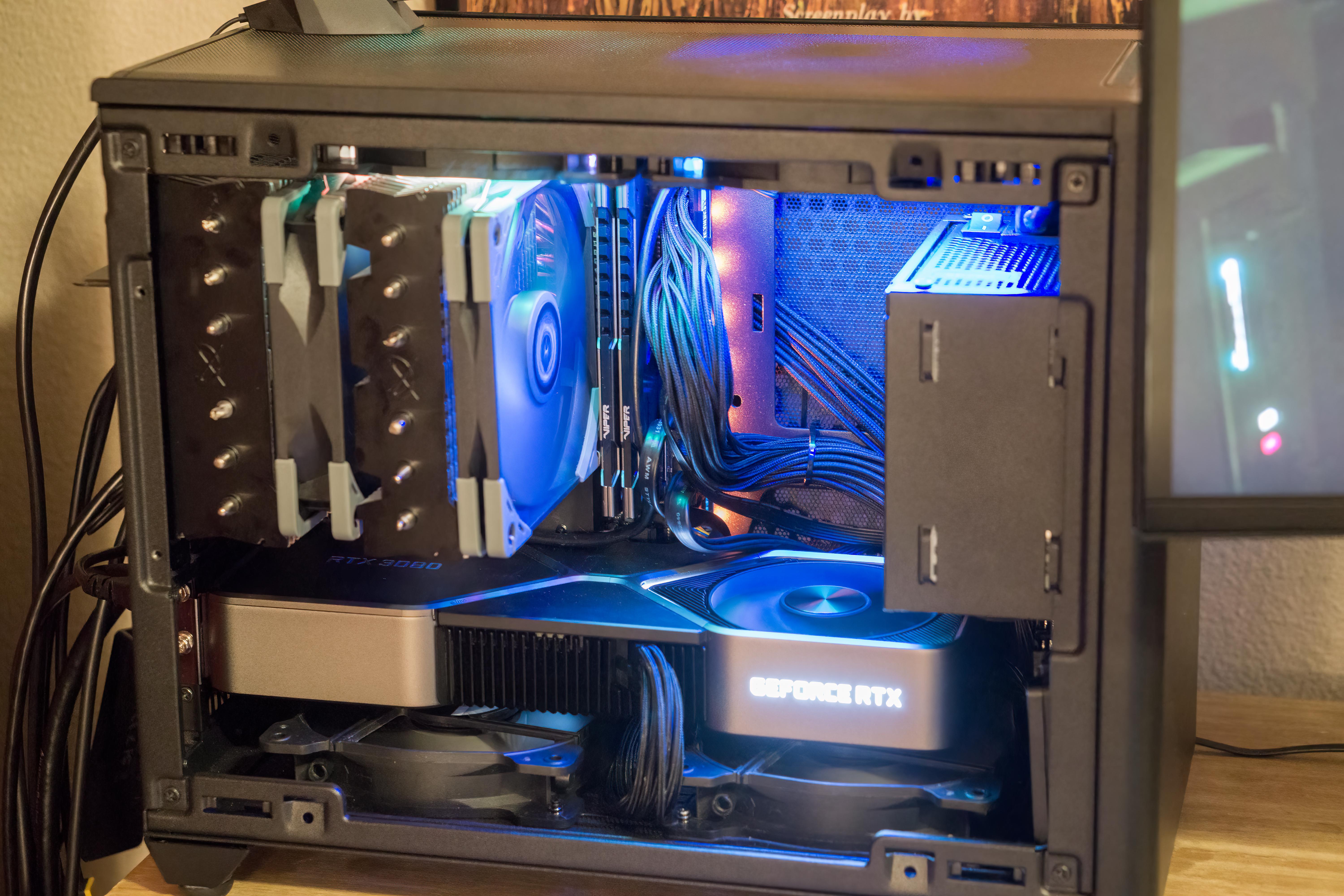 I feel like this is the most ideal NR200P + 3080 FE setup that I can