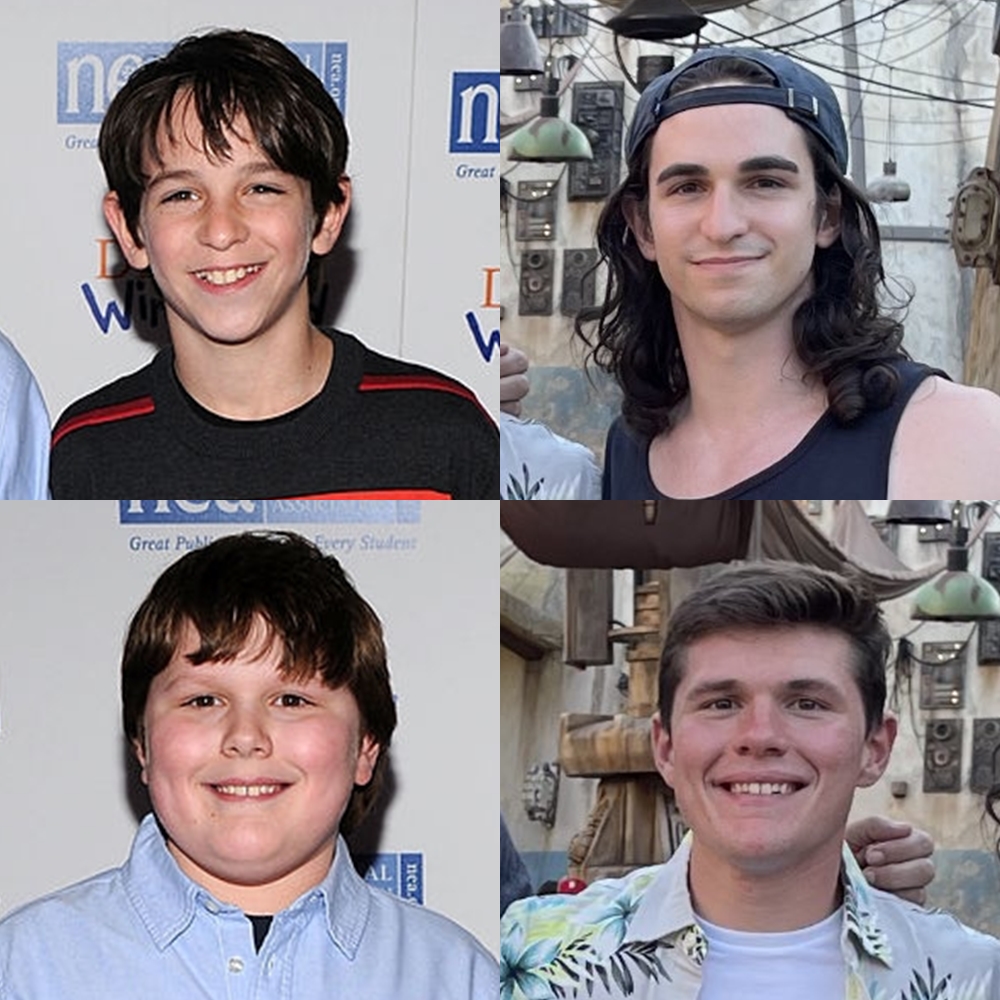 Zachary Gordon (Greg Heffley) and Robert Capron (Rowley Jefferson) Then