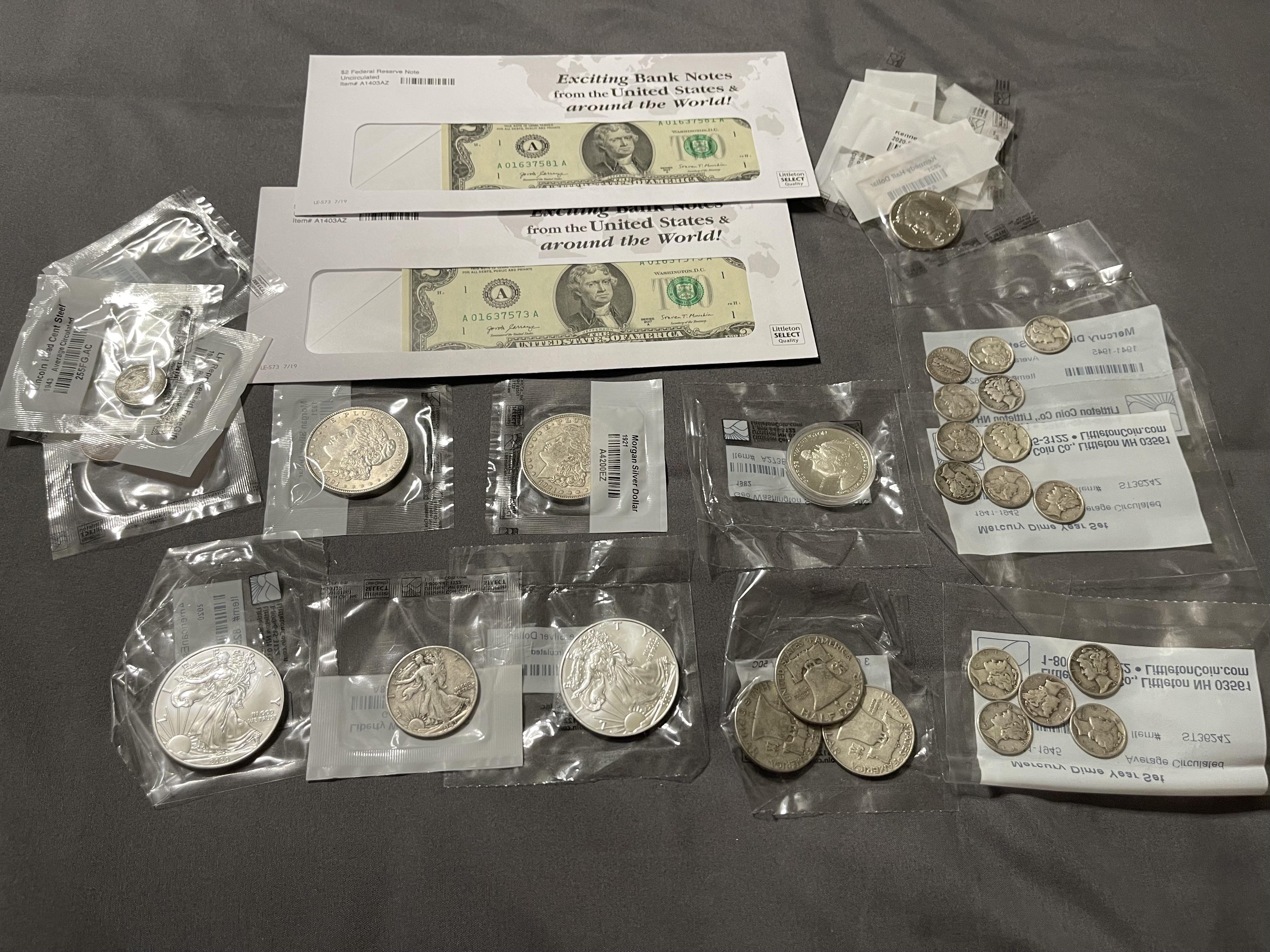 Got part of my Littleton promos today, still have 2 silver eagles and a