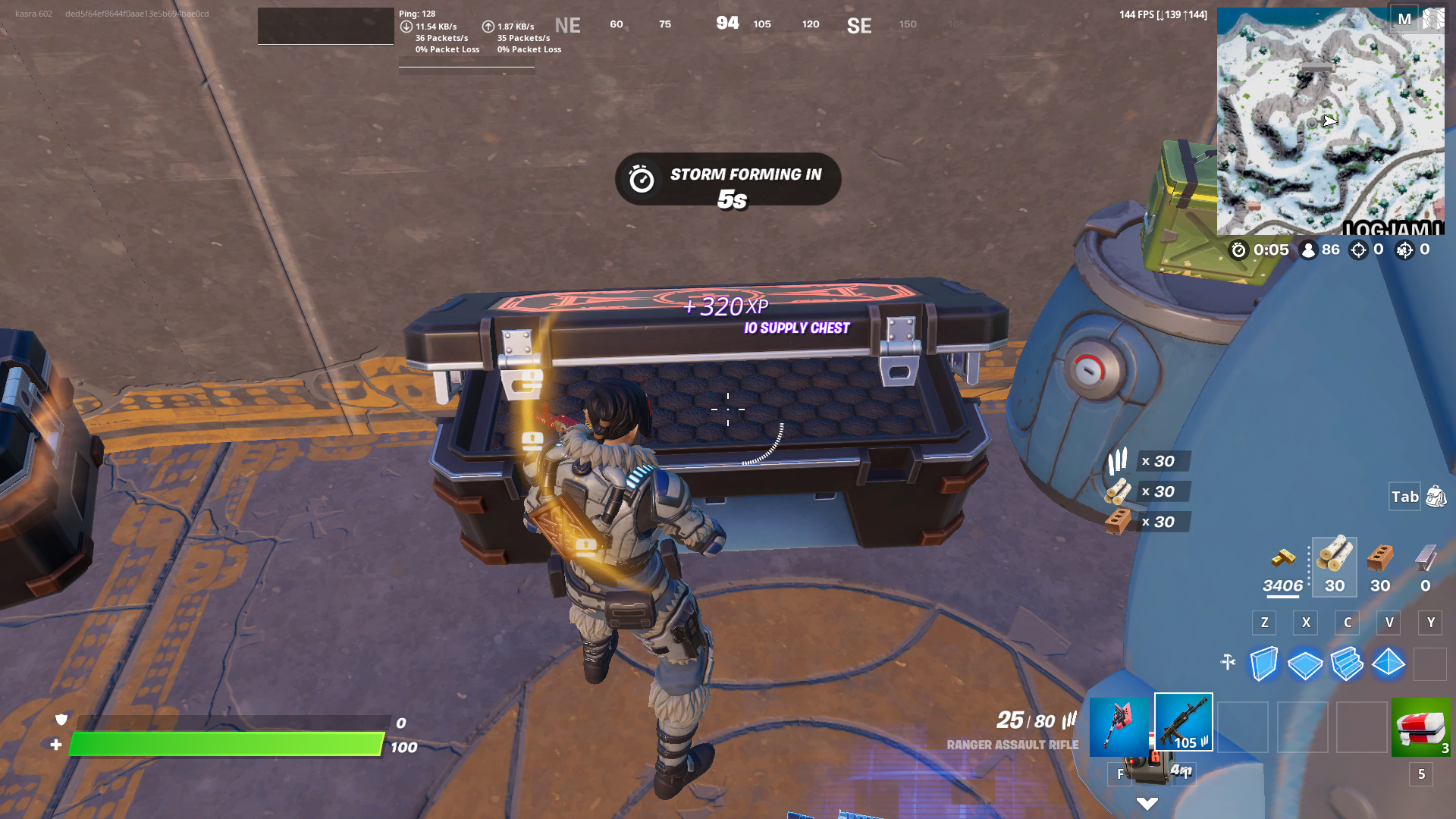 fun fact the seven chests say IO chests when earning the xp by opening them r/FortNiteBR