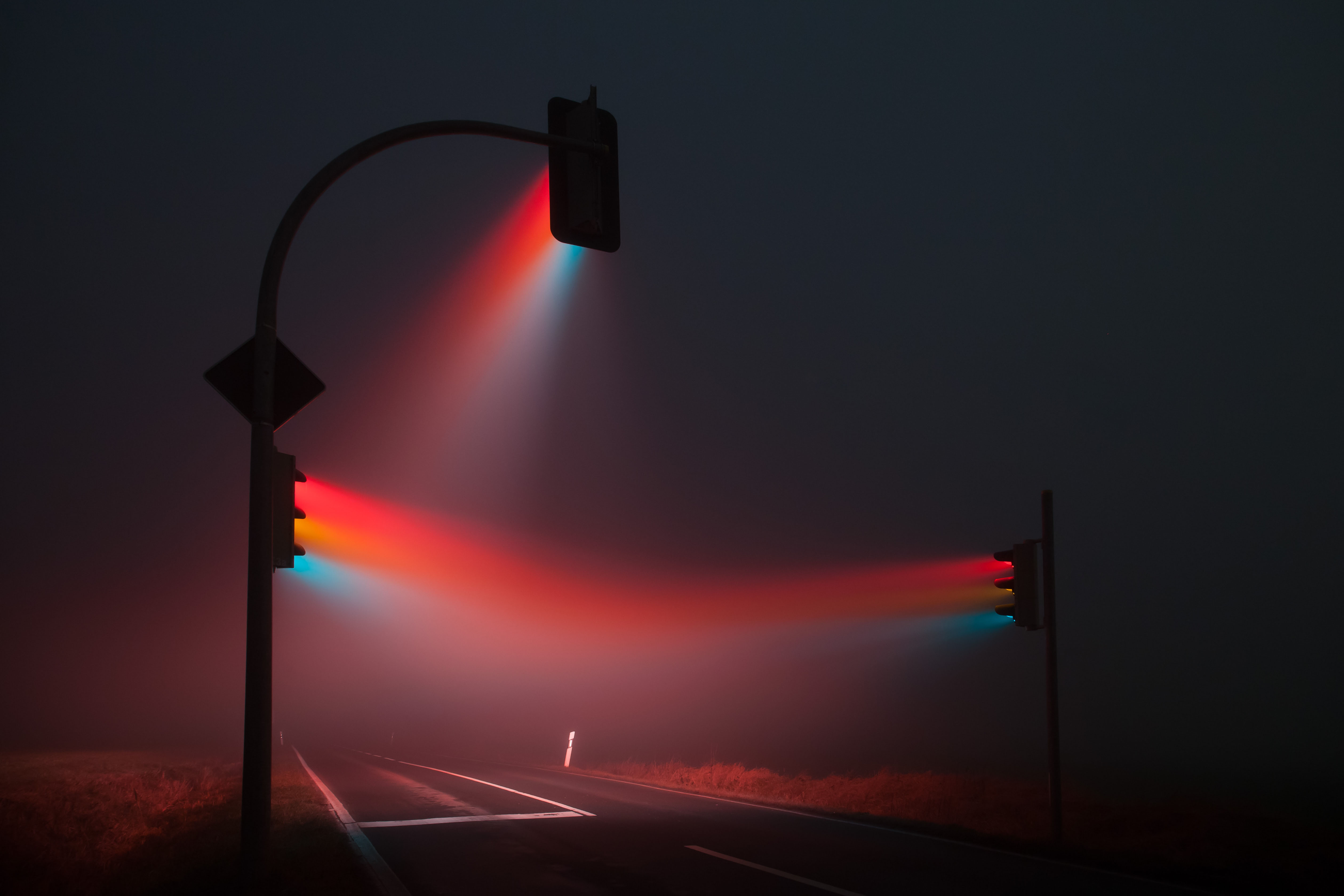 rainbow traffic lights HD Wallpapers