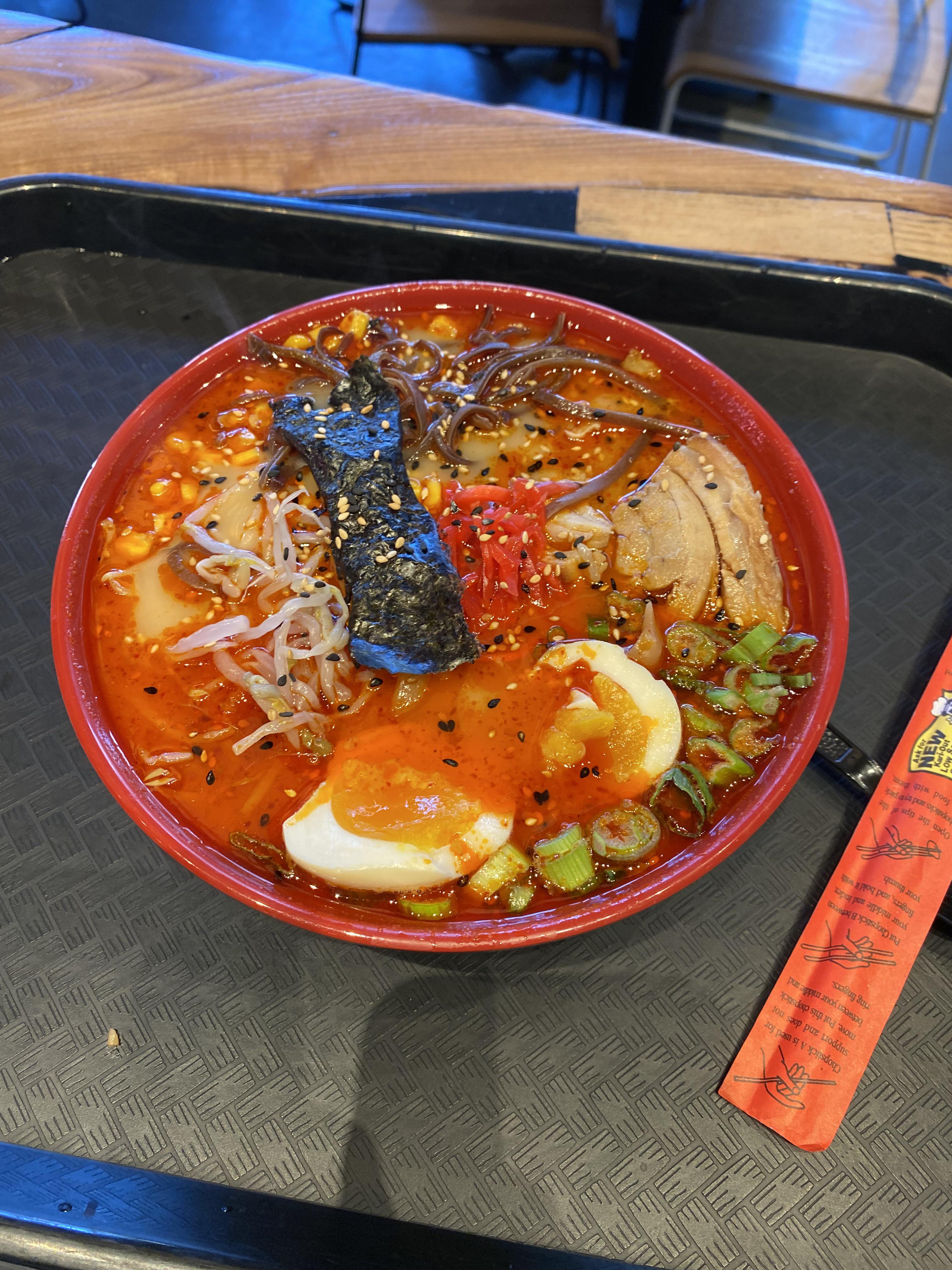 Lifting noodles ramen at Truist Park ATL. r/ramen