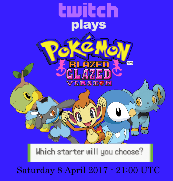 Blazed Glazed Poster 2. r/twitchplayspokemon