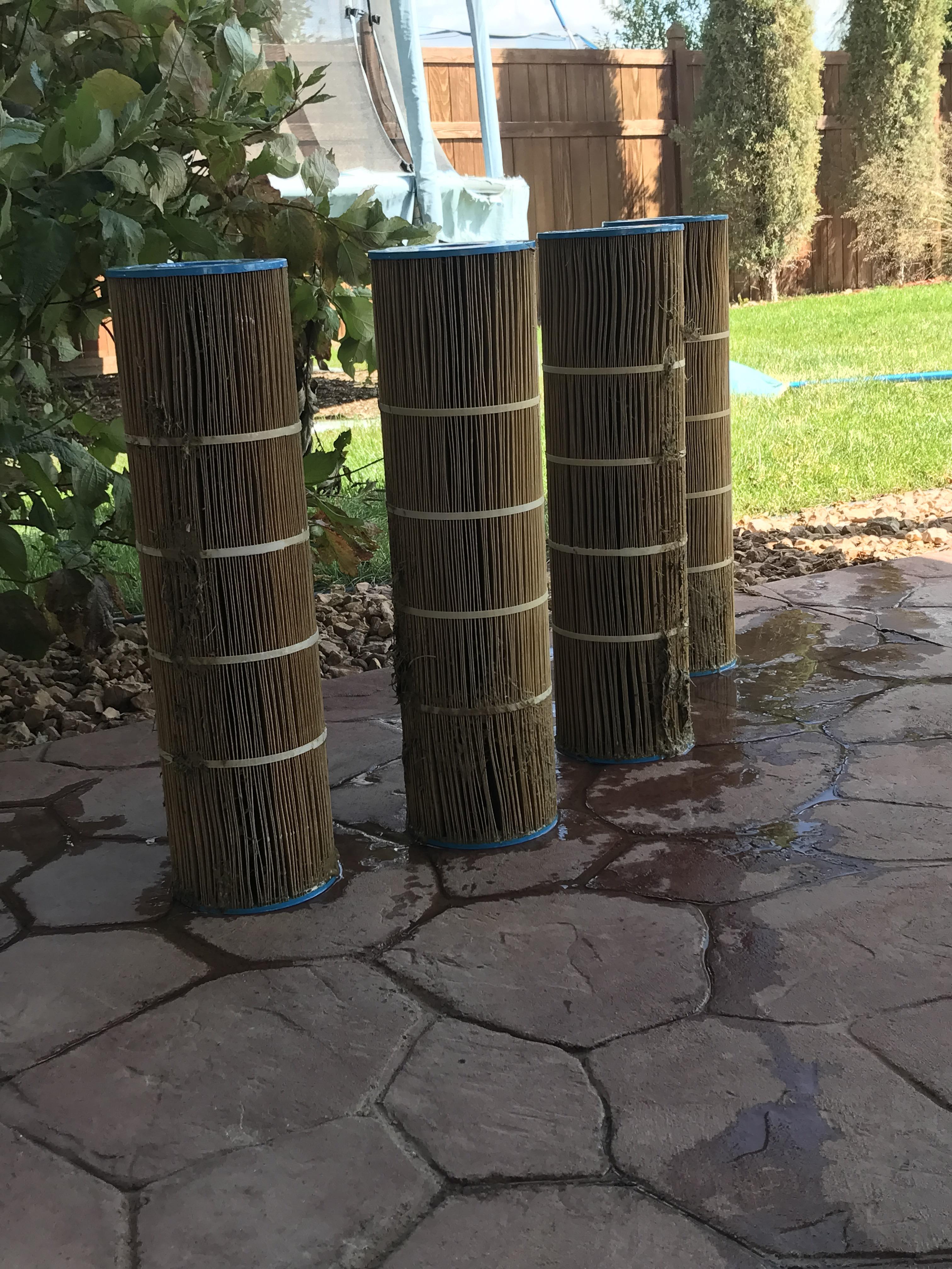 How Do We Clean These Pool Filters? Hose Them Down? r/pools