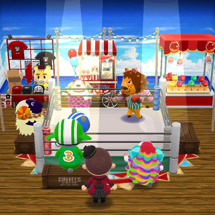 Boxing match on the pier r/ACPocketCamp