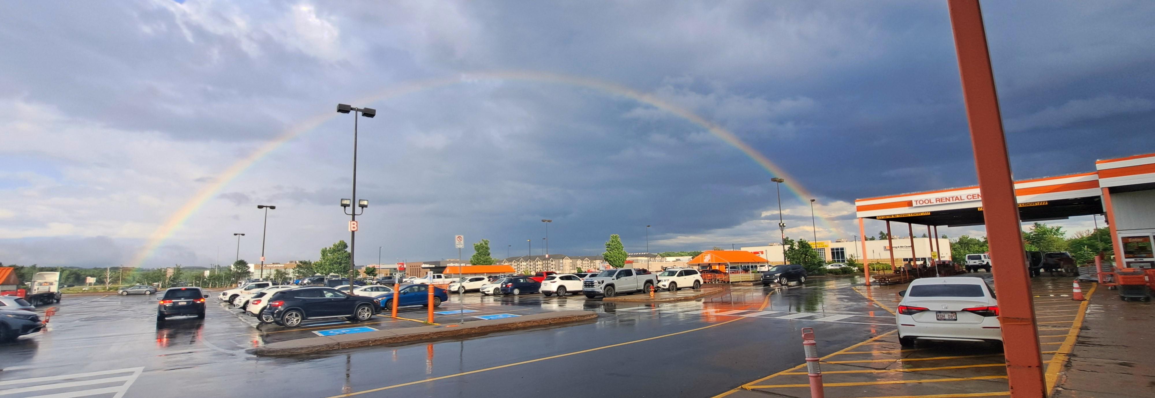 Rainbow at Home Depot r/moncton