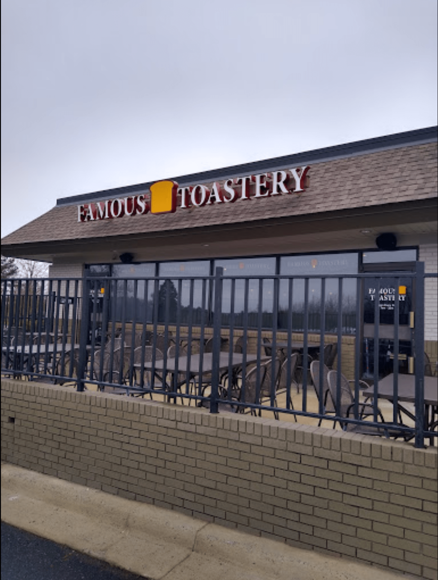 Famous Toastery in a former Burger King. Lake Wylie, SC r