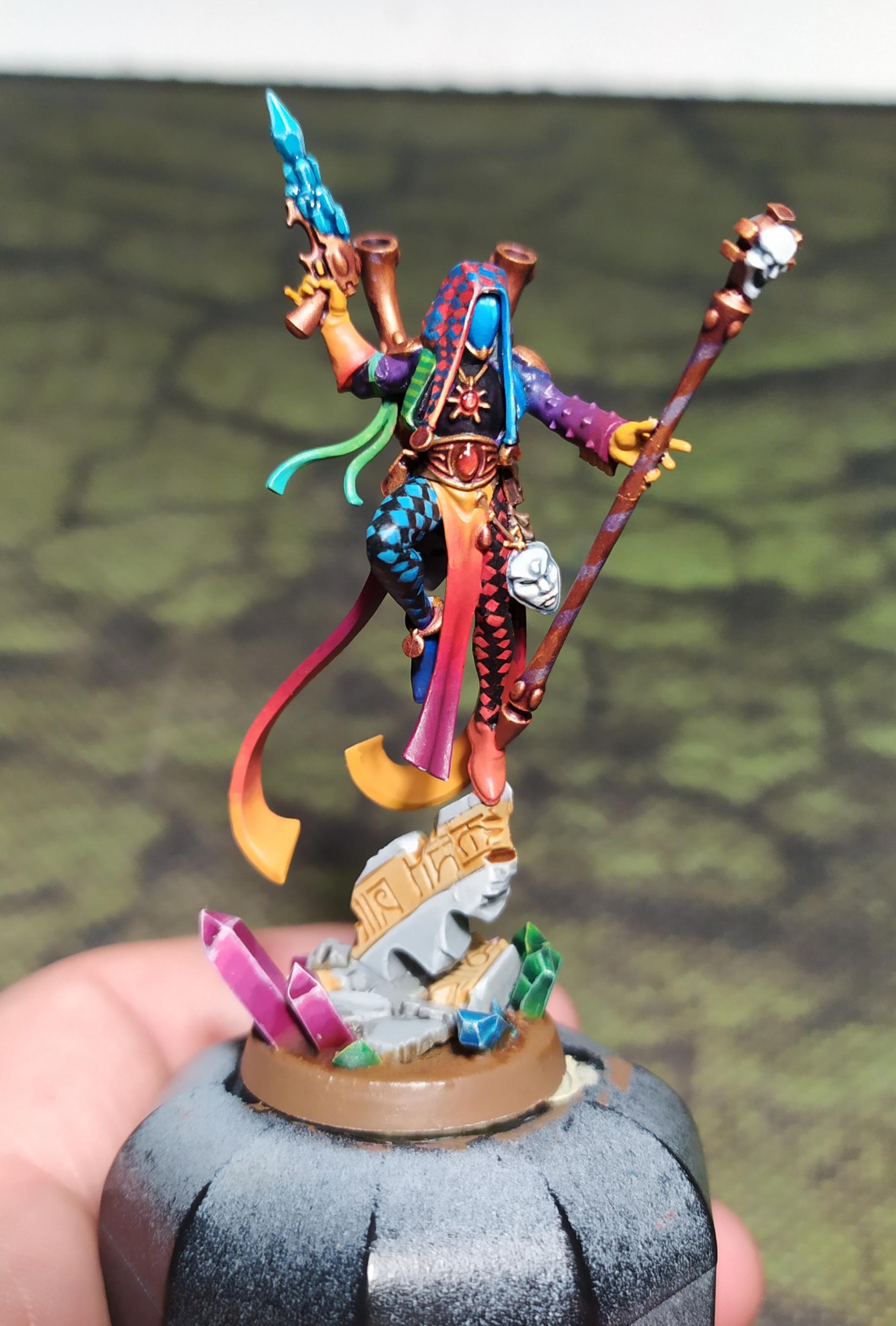 Finished my shadowseer, my second harlequin model. Love the model the