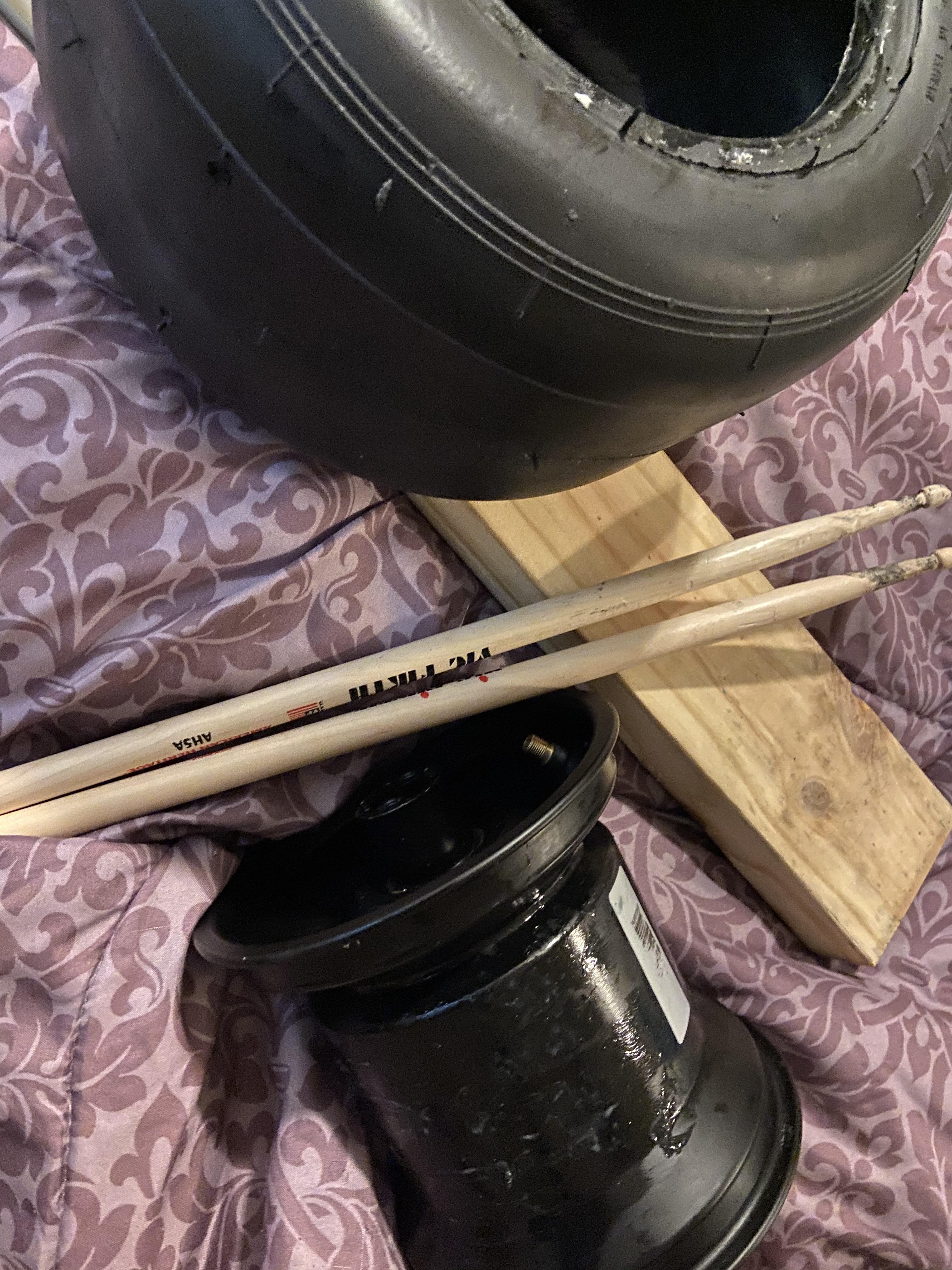 If you don't have tire levers, Vic Firth 5As work decently. r/onewheel