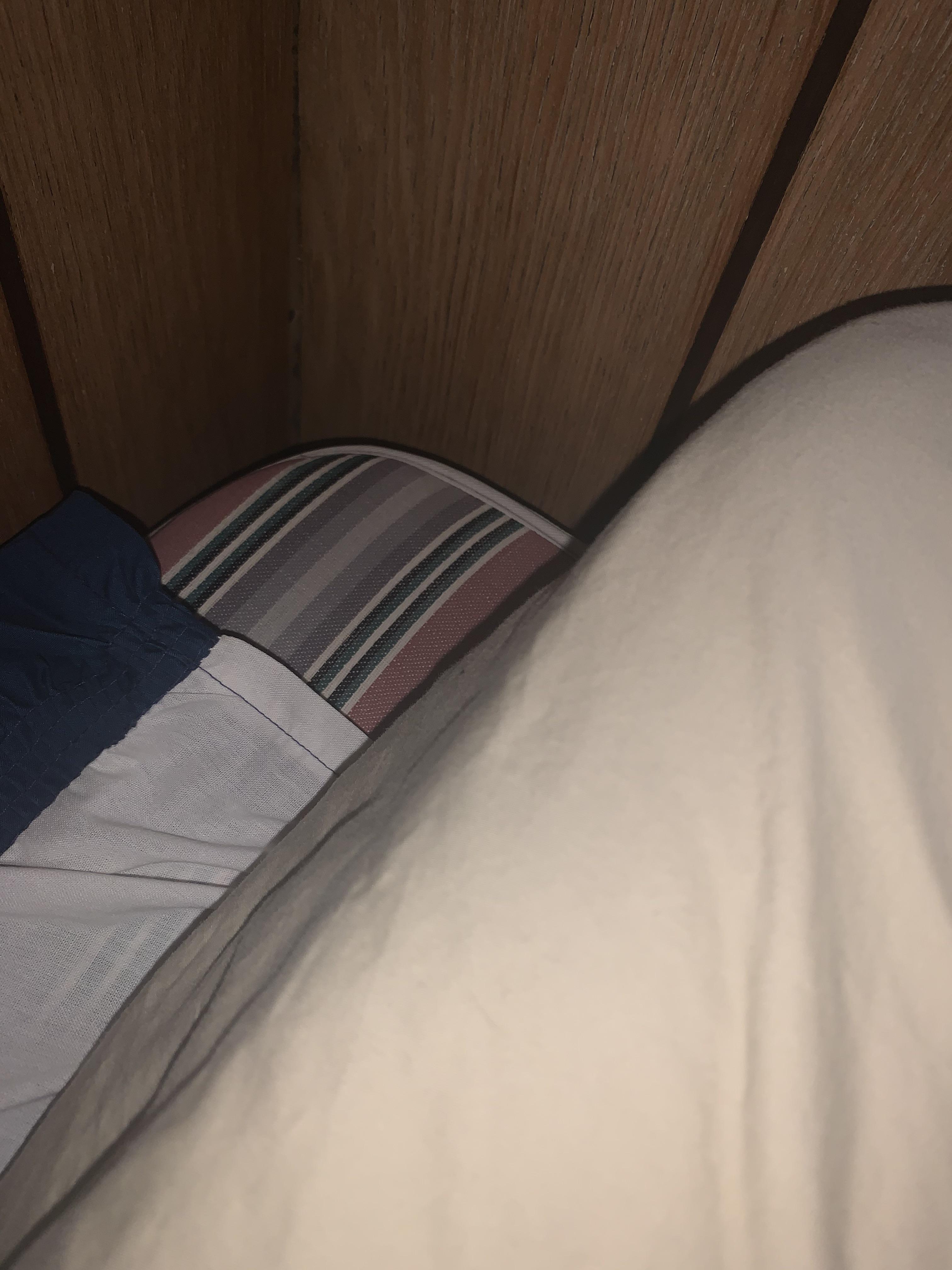 This bed at my Airbnb is just two mattresses stacked on each other r