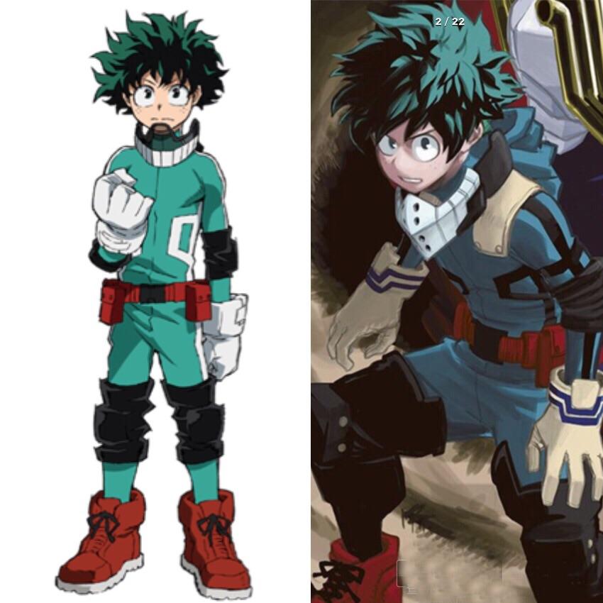 r/BokuNoHeroAcademia How come the costume design changes?