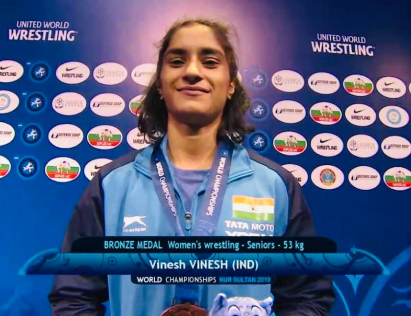 World Wrestling Championships Indian wrestler Vinesh Phogat wins