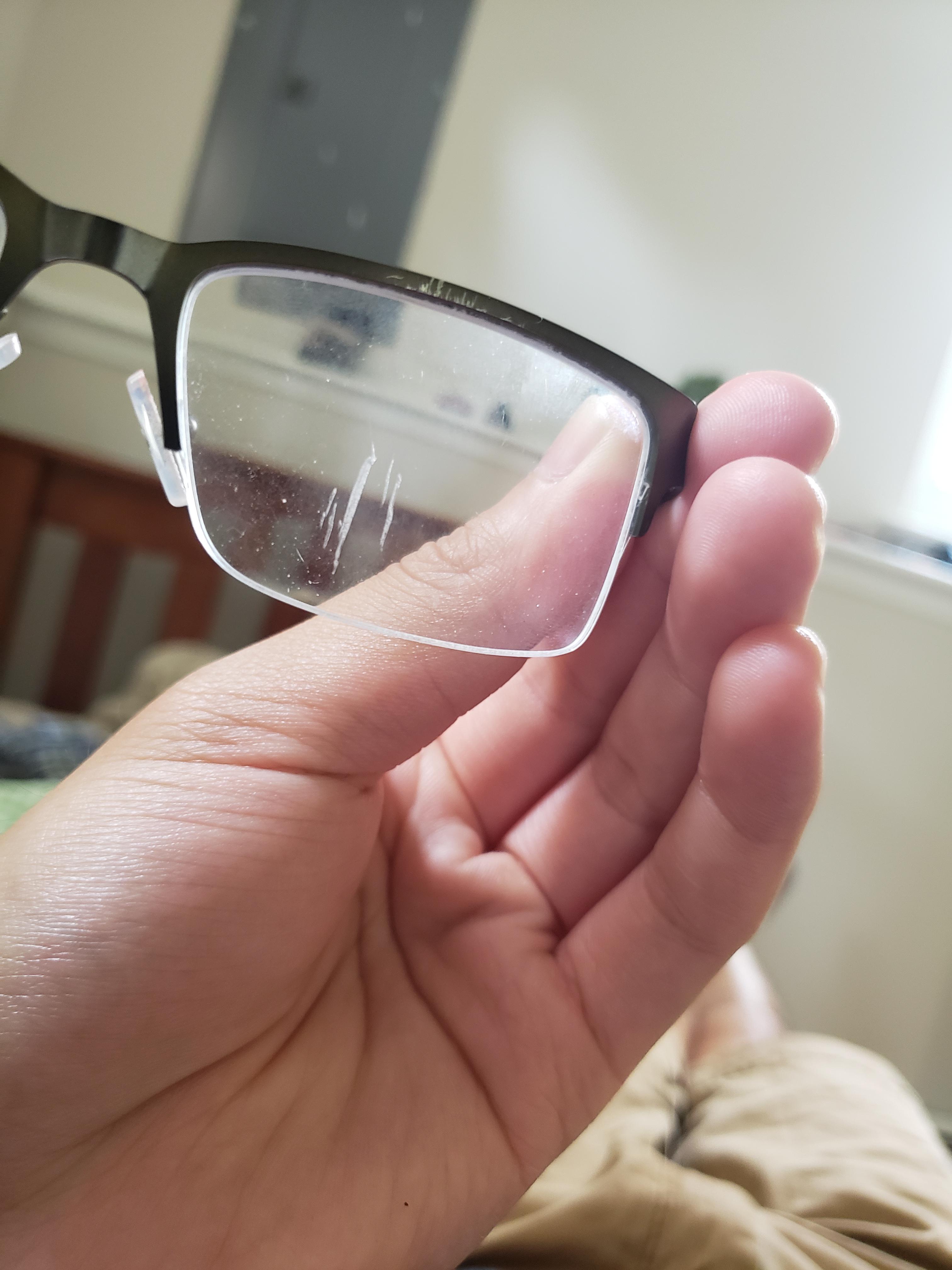 Anyone know how to repair the scratches from these glasses? Don't want