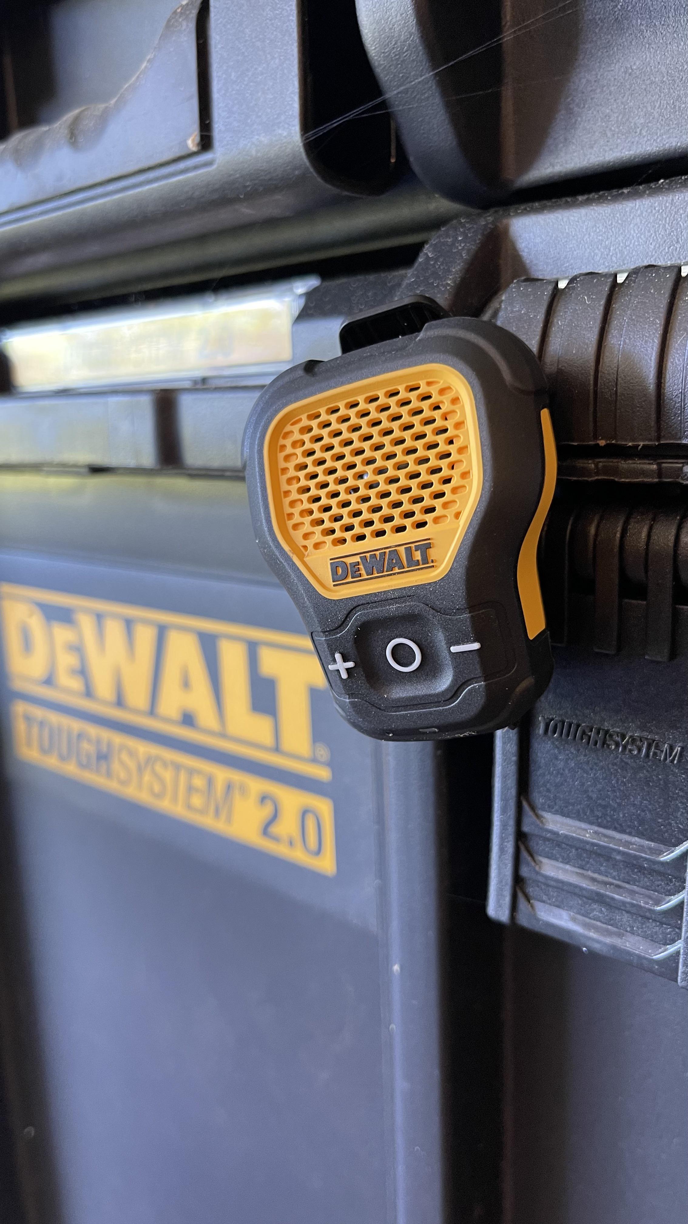New DeWalt Jobsite Wearable Speaker : r/Dewalt