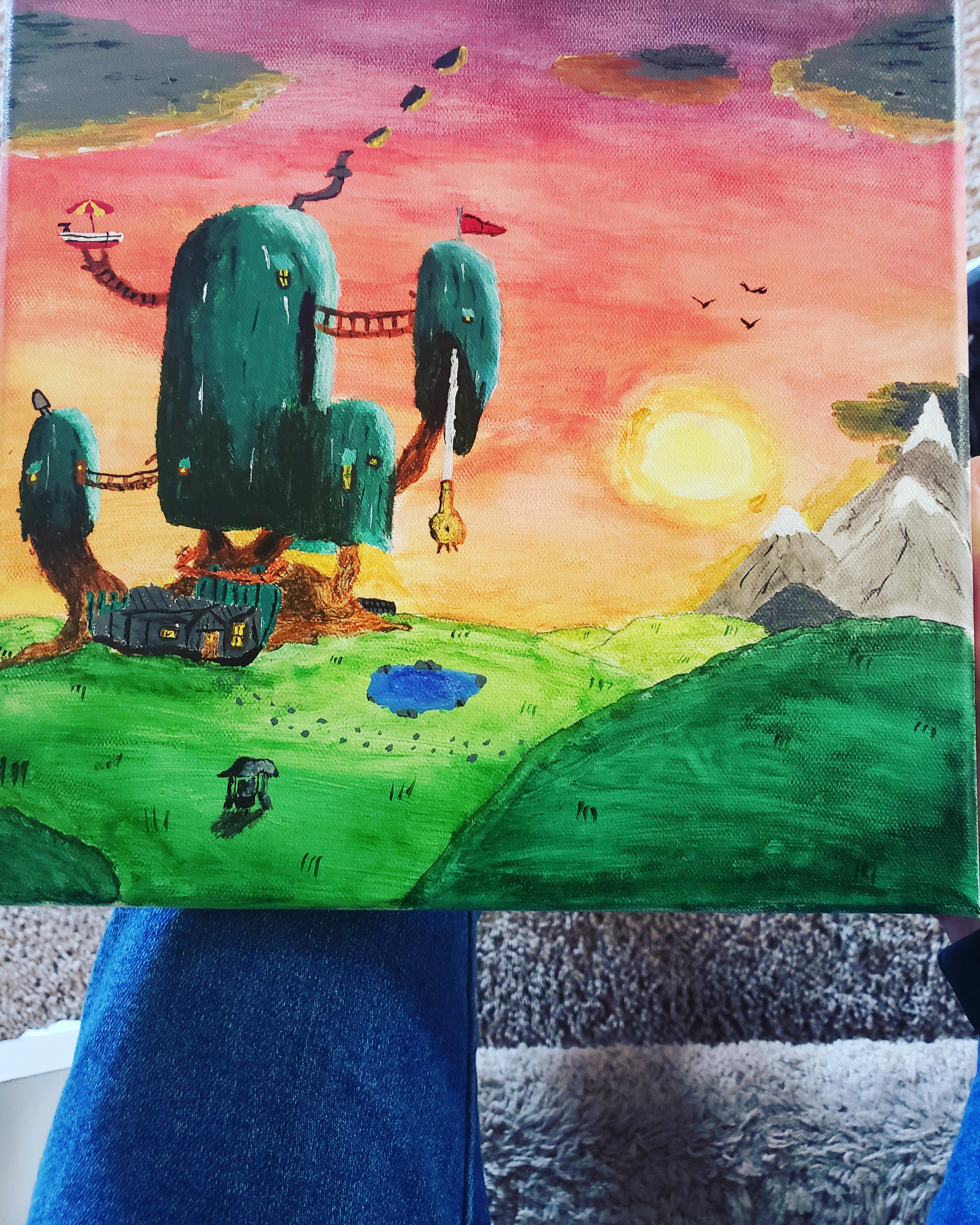 Wanted to paint something for my special someone, how is it? r