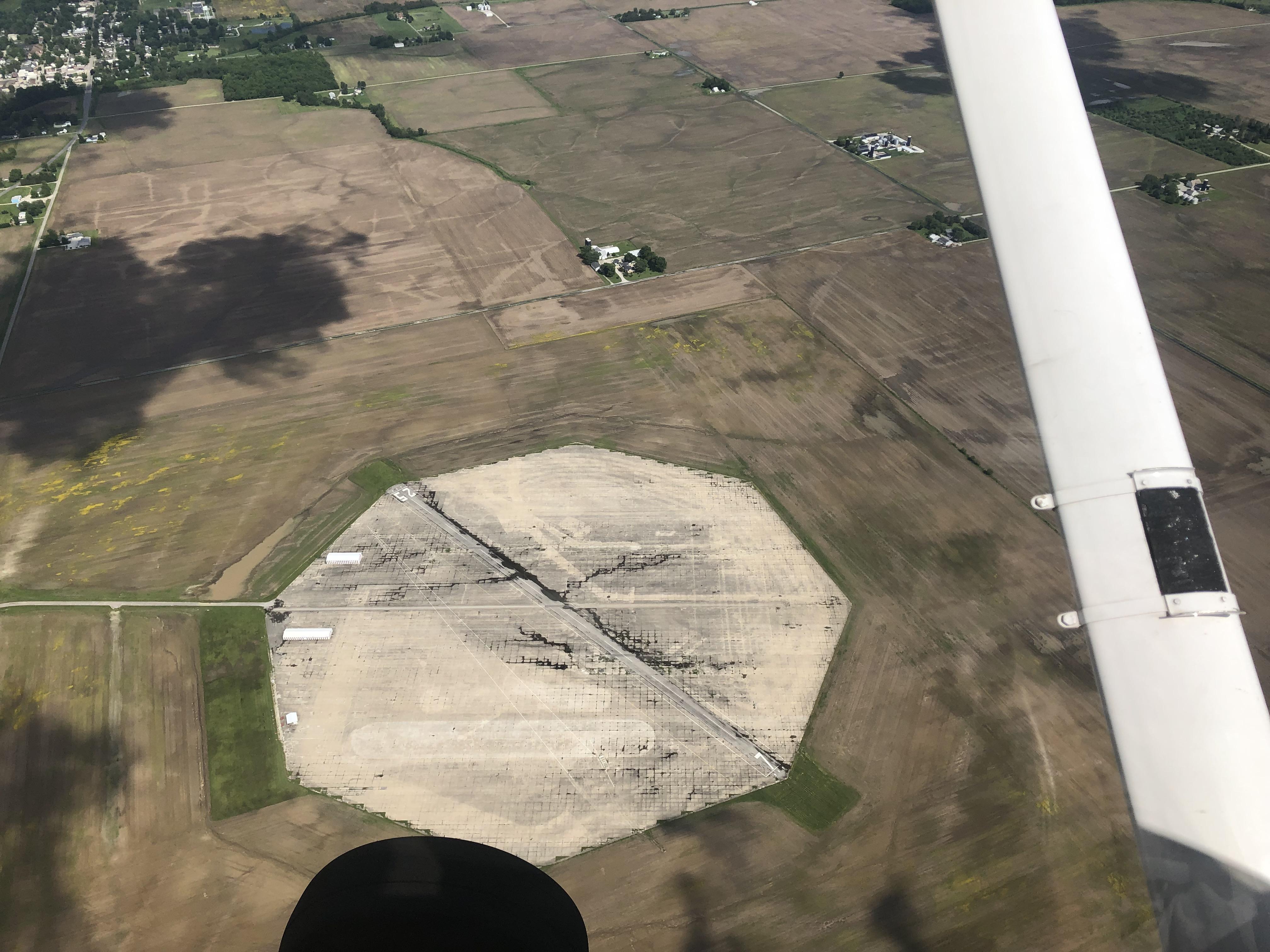 1I8 Converse Indiana Airport. I fly over this often. Obviously this is