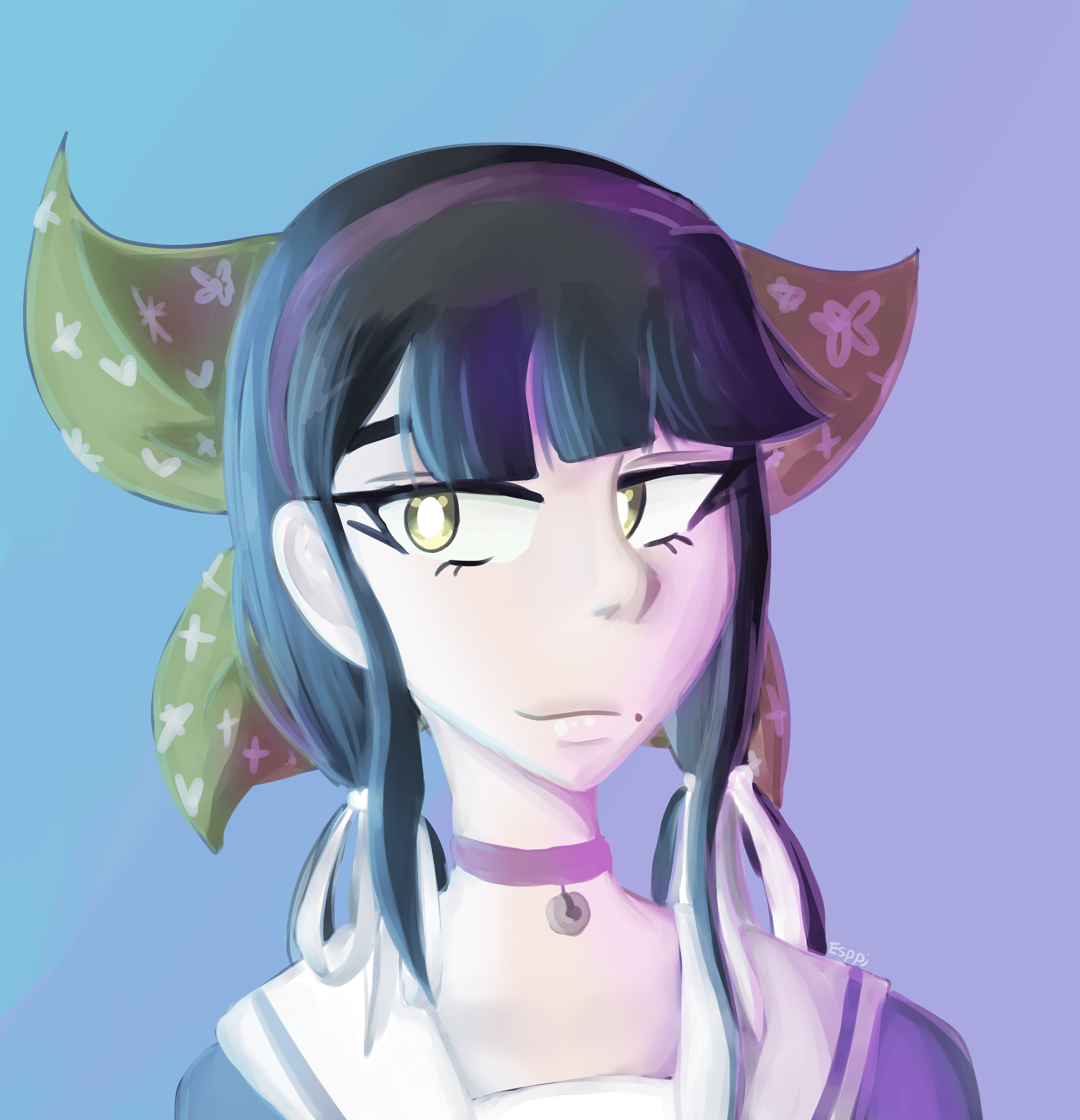 [DRV3] I Drew Fanart of Tenko For Her Birthday danganronpa