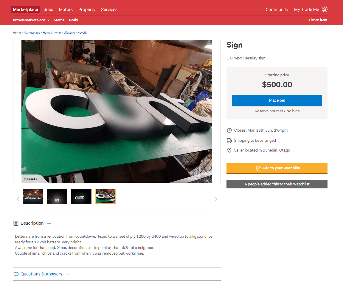 Found this piece of art on Trademe r/newzealand