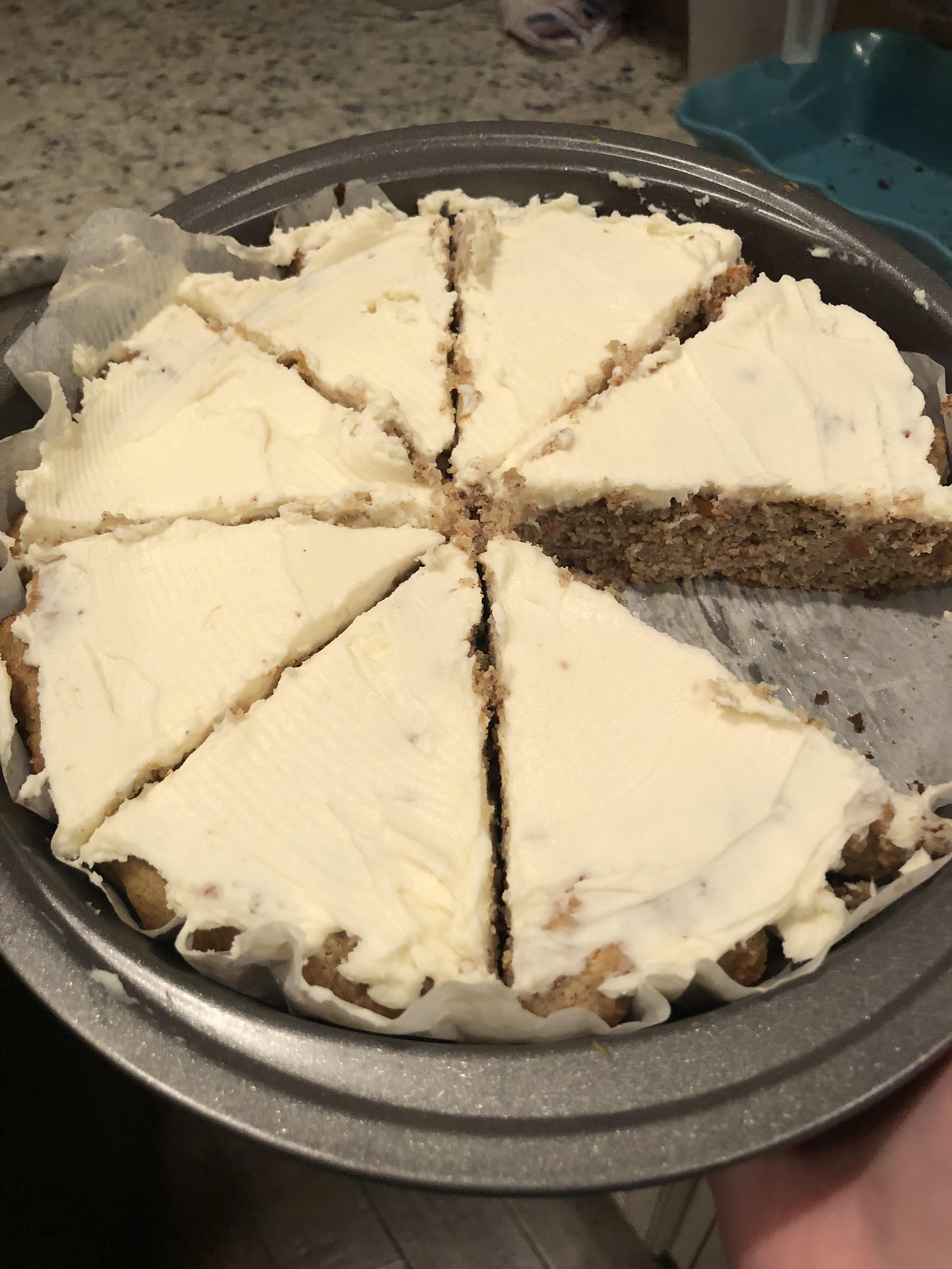 Keto Carrot Cake with Cream Cheese Frosting r/ketorecipes
